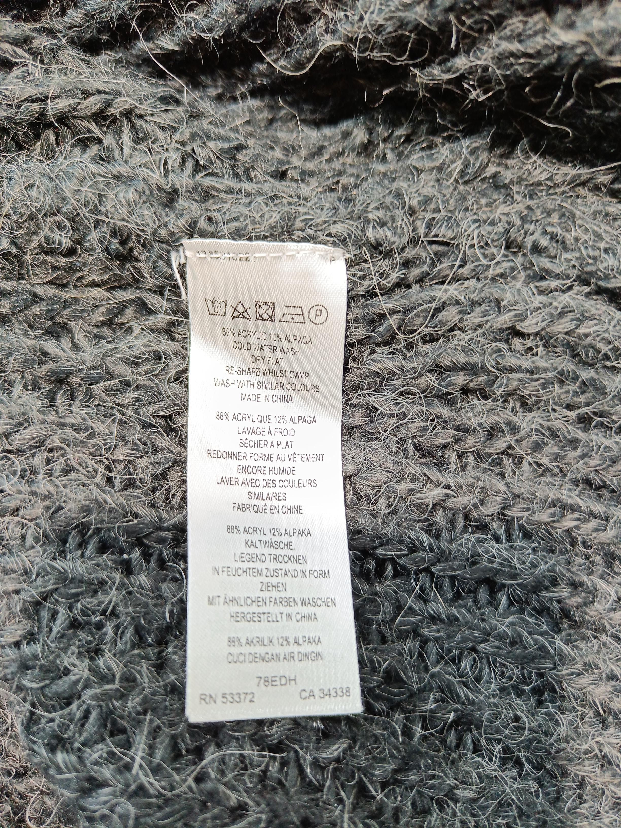 French Connection Women's Coat XL Grey Acrylic with Wool Anorak - Image 6