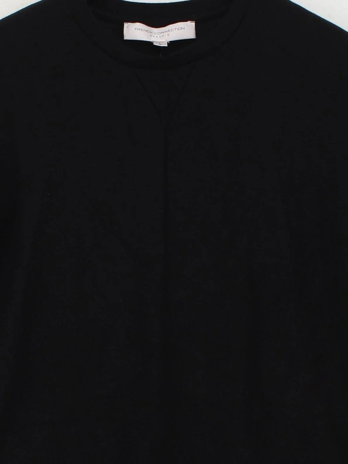 French Connection Women's Hoodie L Black Viscose - Image 3