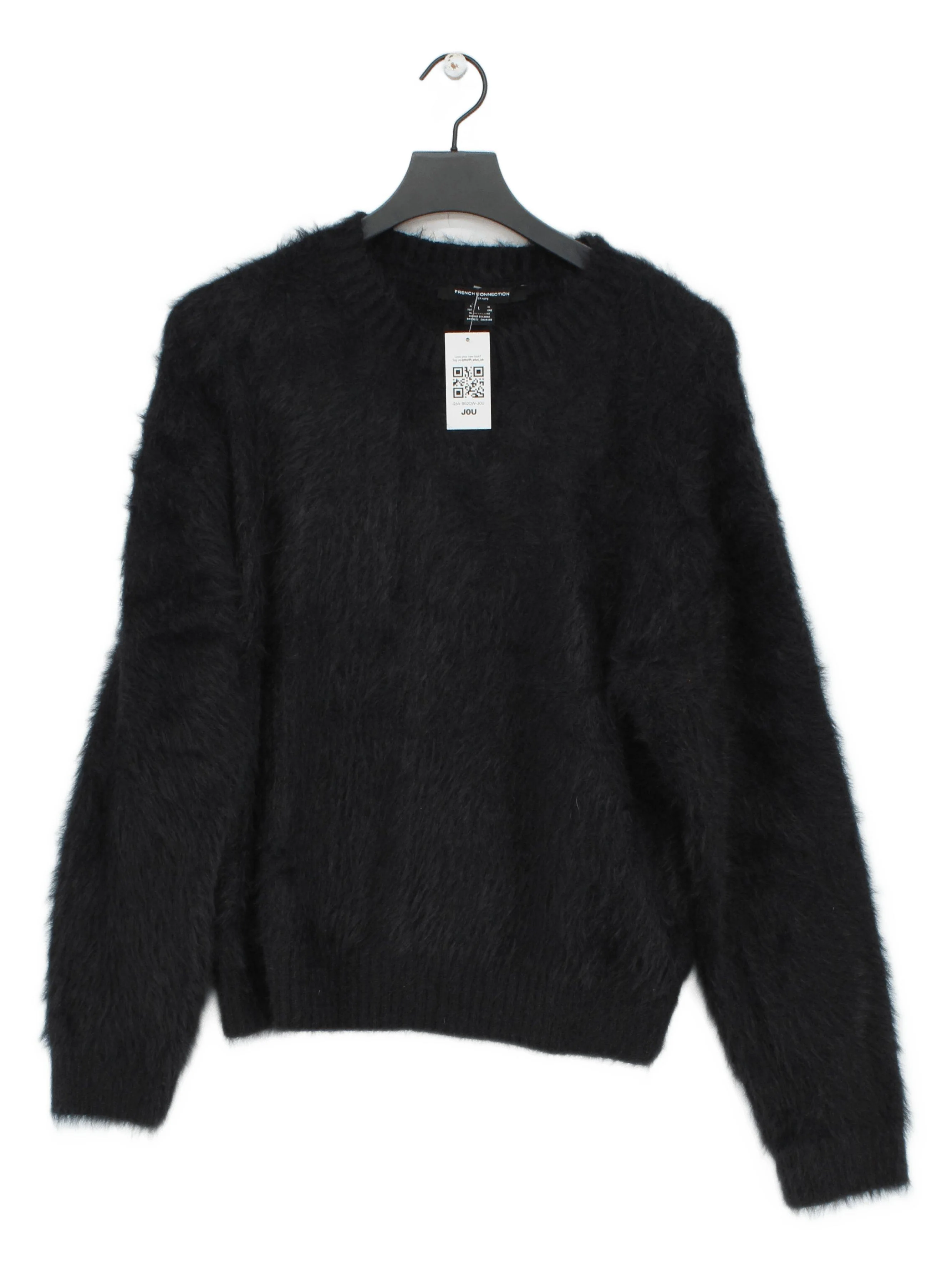 French Connection Women's Jumper L Black Polyamide with Acrylic Pullover