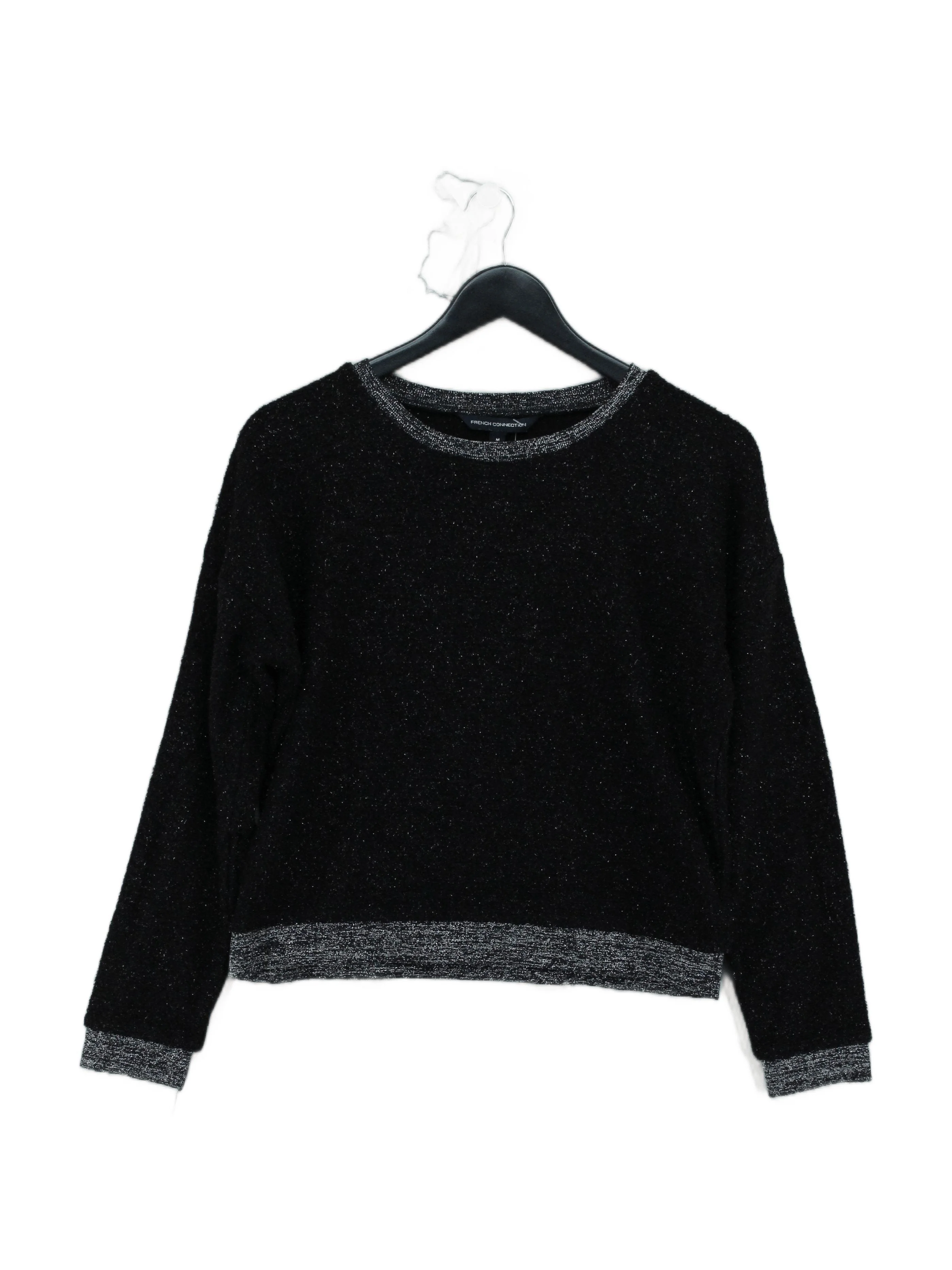 French Connection Women's Jumper M Black Acrylic