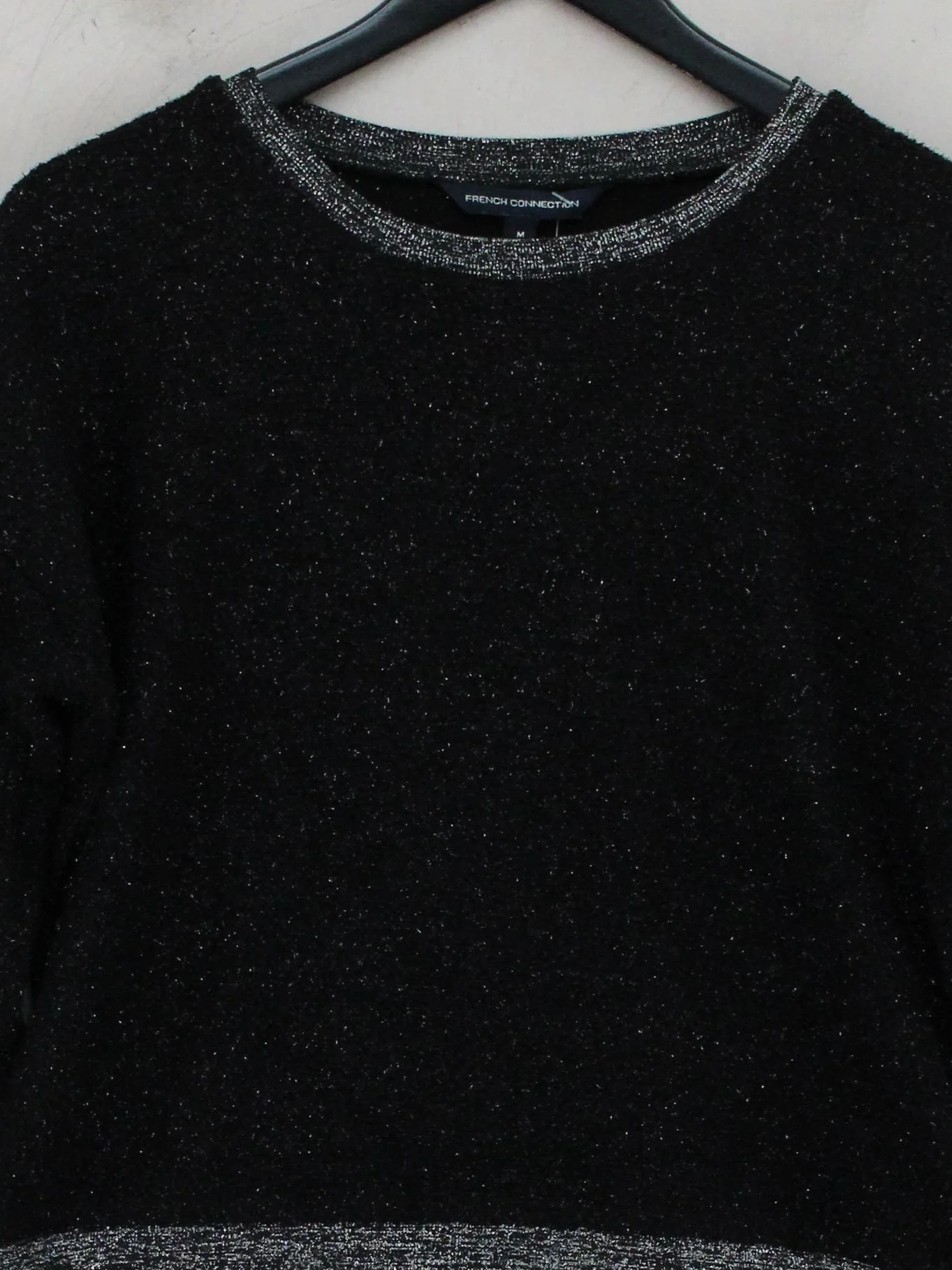 French Connection Women's Jumper M Black Acrylic - Image 3