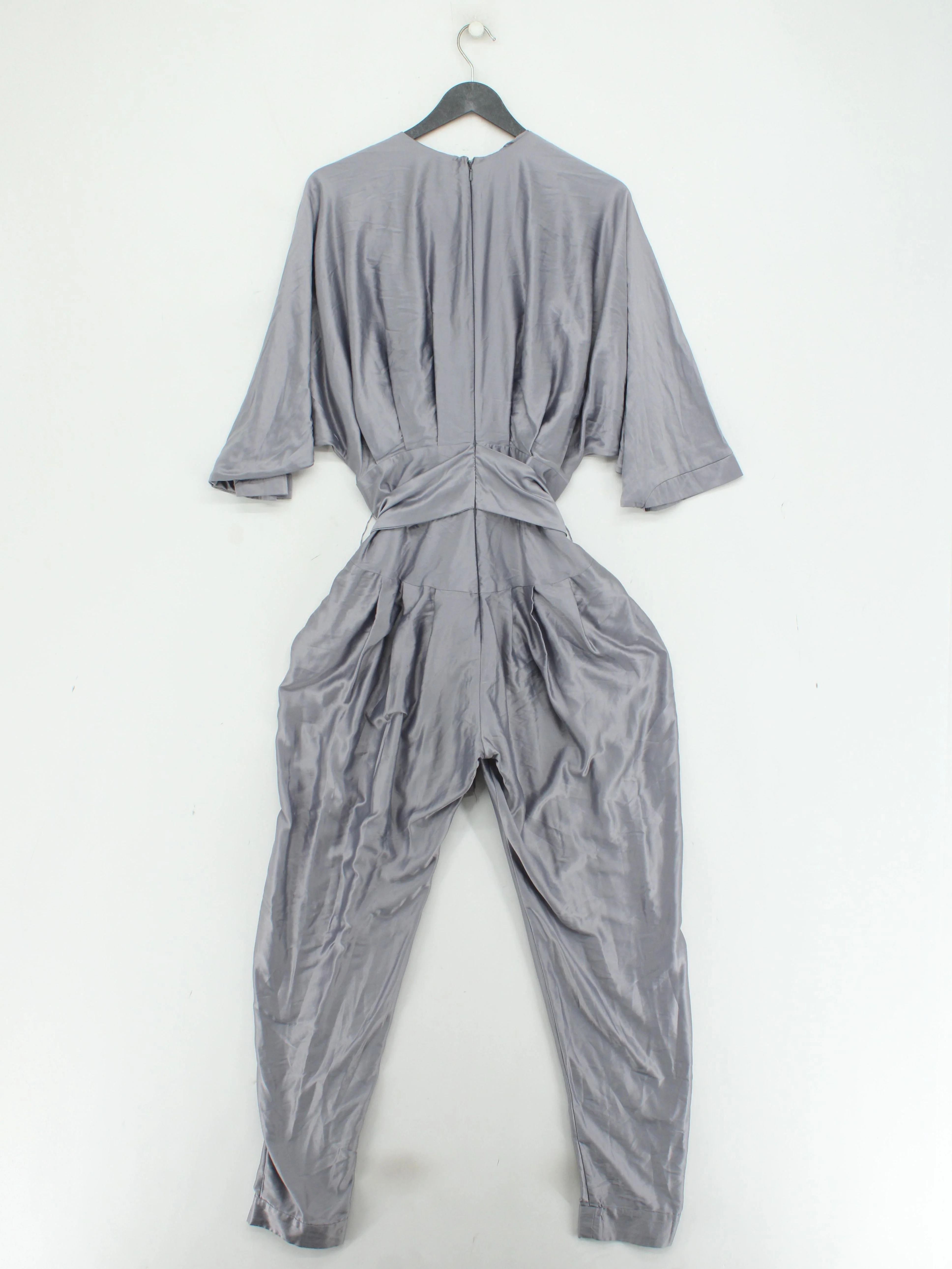 French Connection Women's Jumpsuit UK 10 Grey Polyester with Viscose Jumpsuit - Image 2