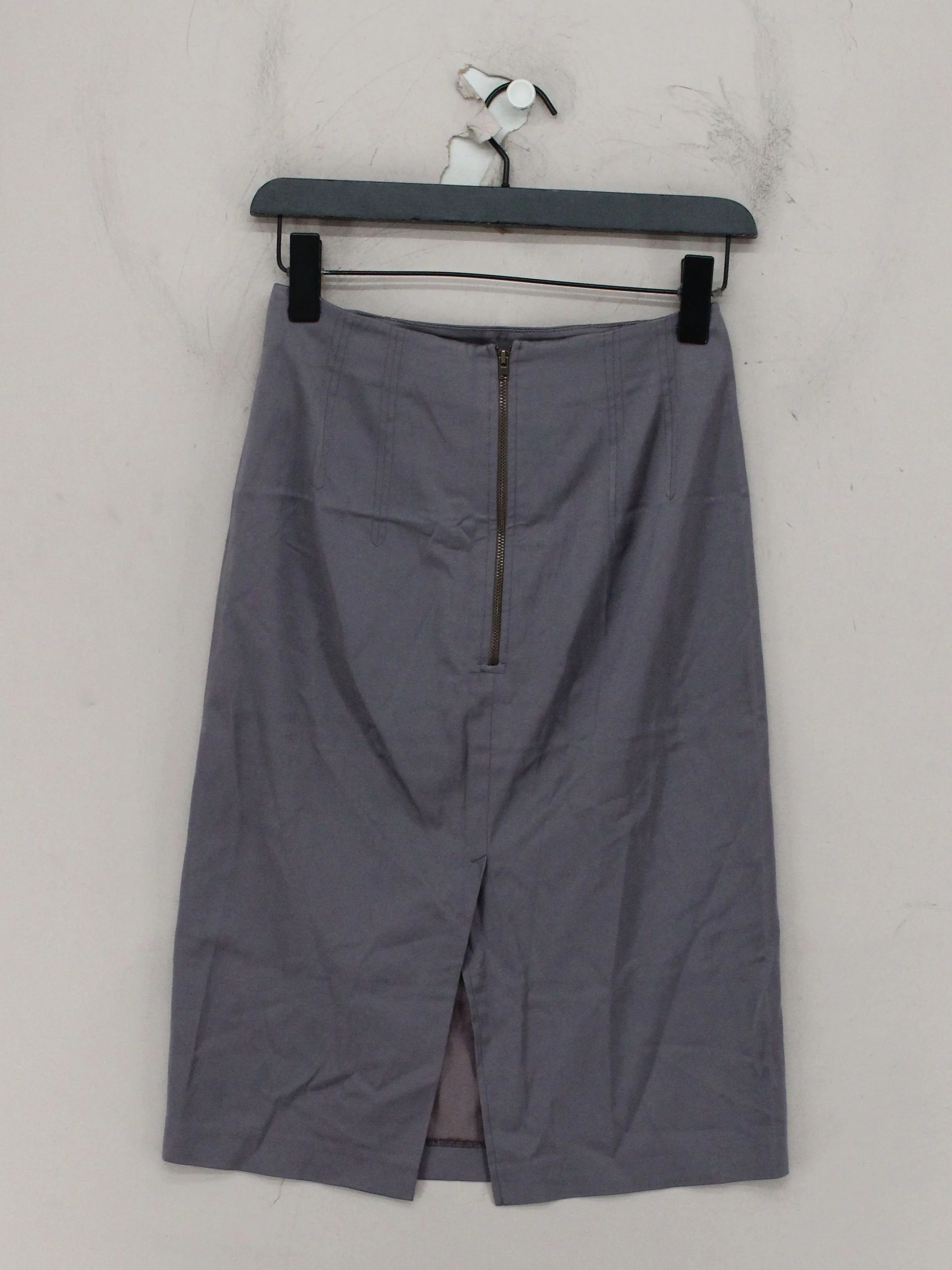 French Connection Women's Midi Skirt UK 8 Grey Viscose - Image 2