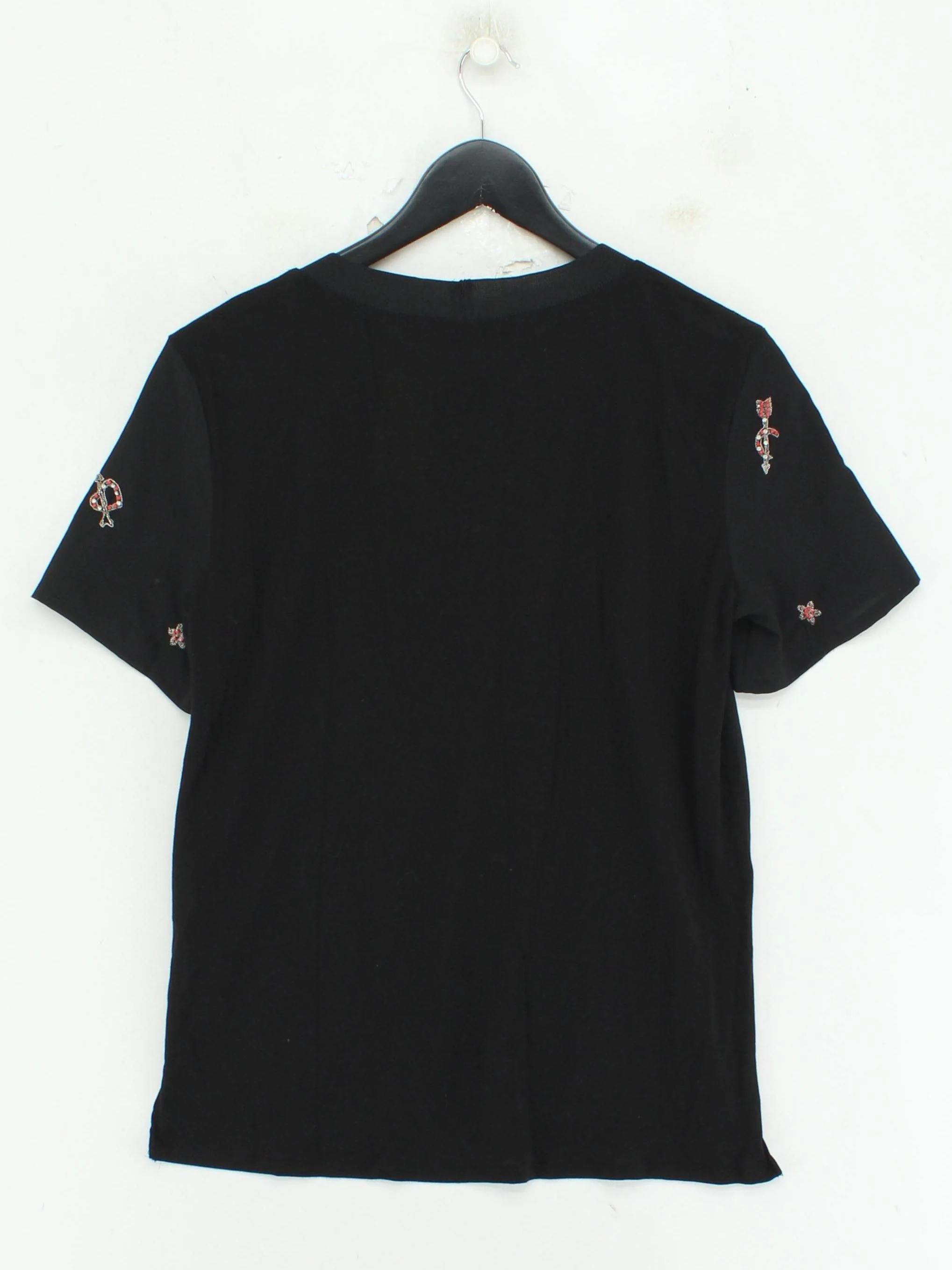 French Connection Women's T-Shirt XS Black Polyester with Lyocell Modal Basic - Image 2