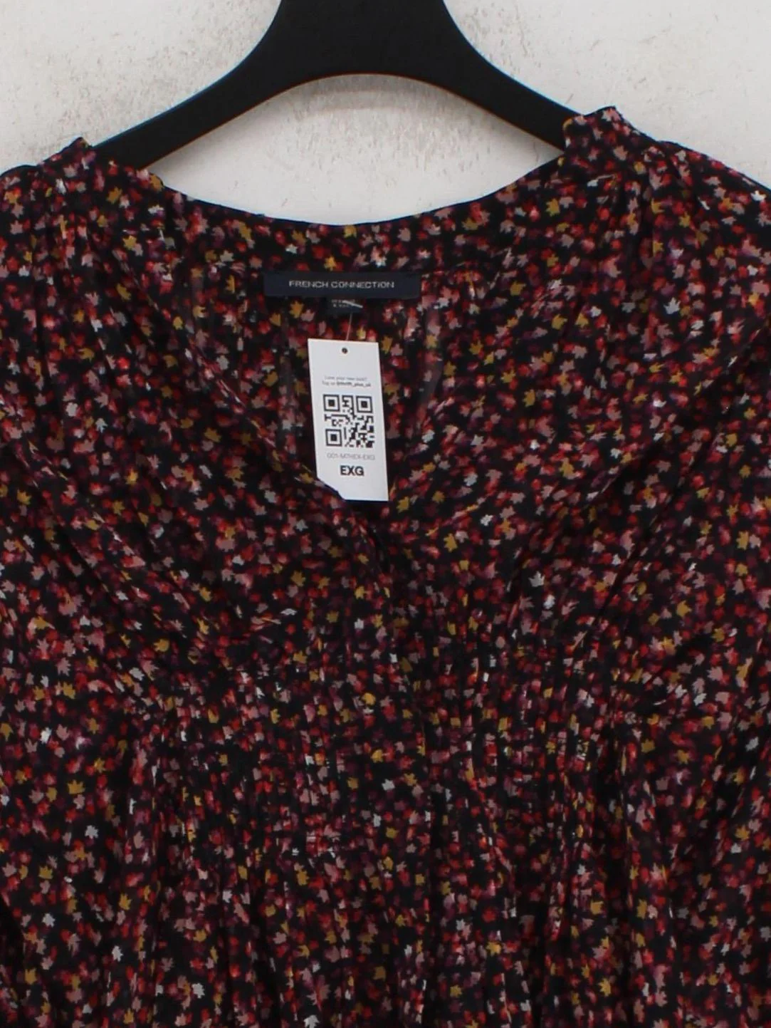 French Connection Women's Top UK 6 Multi 100% Polyester Tunic - Image 3