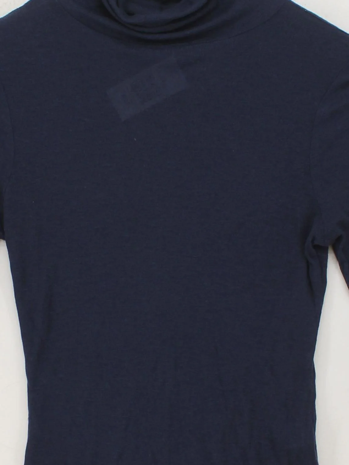 French Connection Women's Top XS Blue Viscose with Wool Basic - Image 3