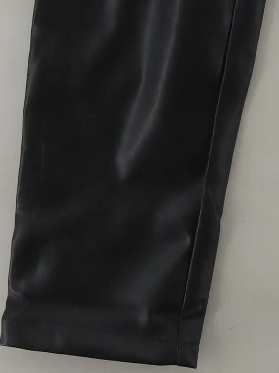 French Connection Women's Trousers M Black 100% Other Skinny Sweatpants - Image 4