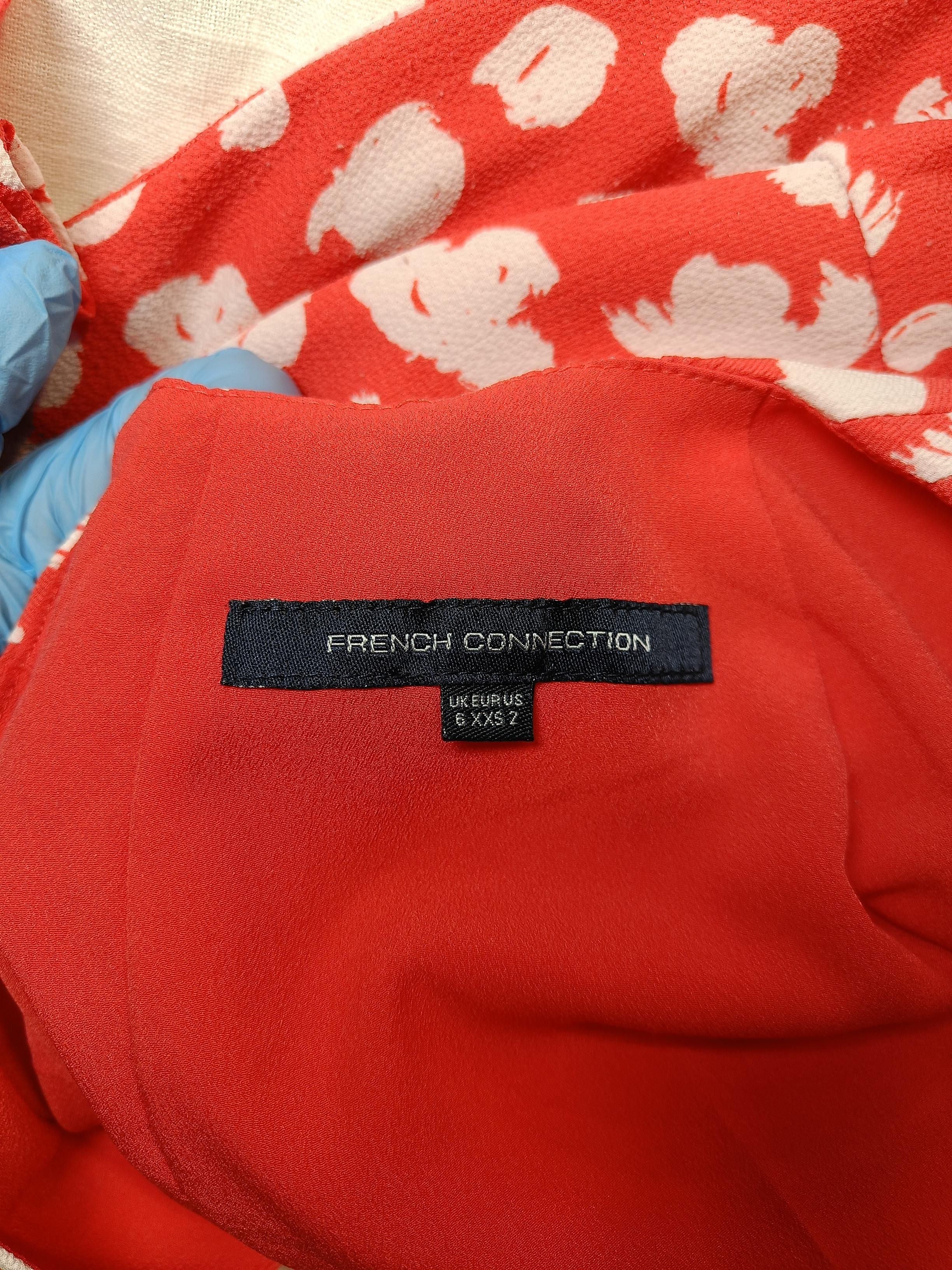 French Connection Wrap Maxi Dress UK6 in Red - Image 5