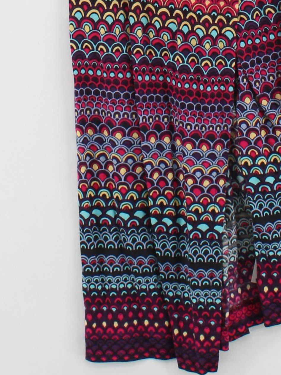 French Connection Wrap Midi Dress S in Multi - Image 4