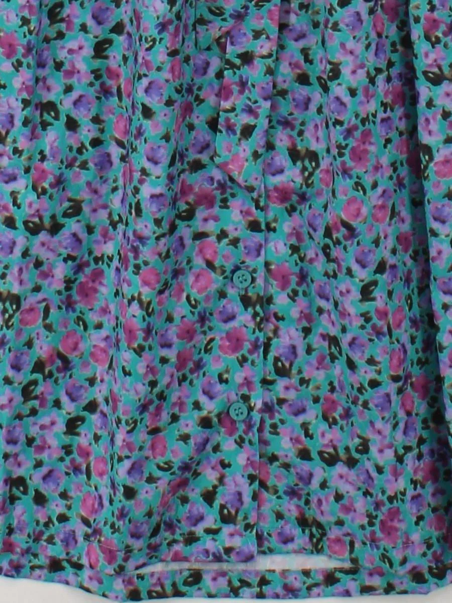 French Connection Wrap Midi Dress UK14 in Blue - Image 4