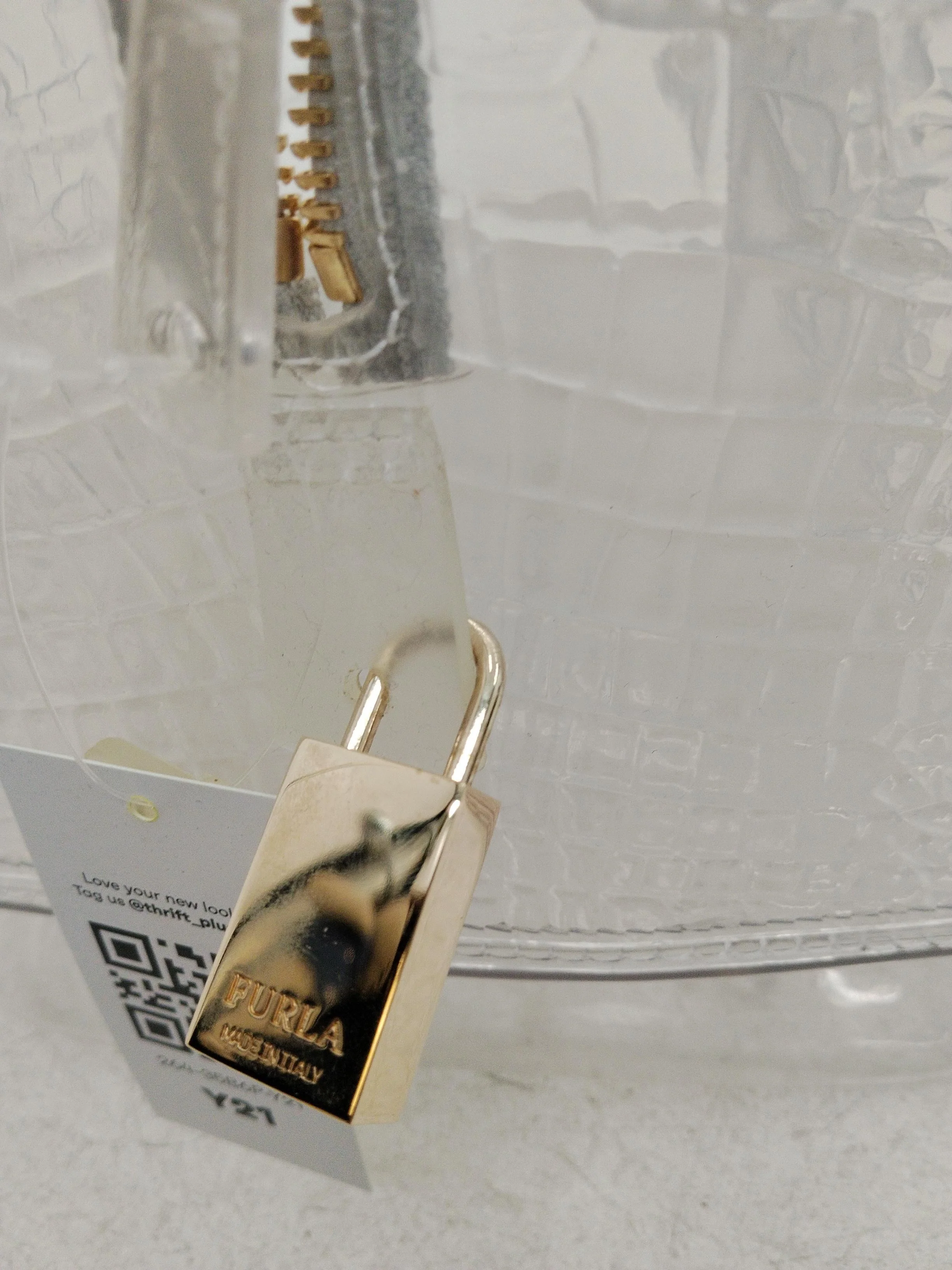 Furla Women's Bag White Animal Print 100% Other Shoulder Bag - Image 3