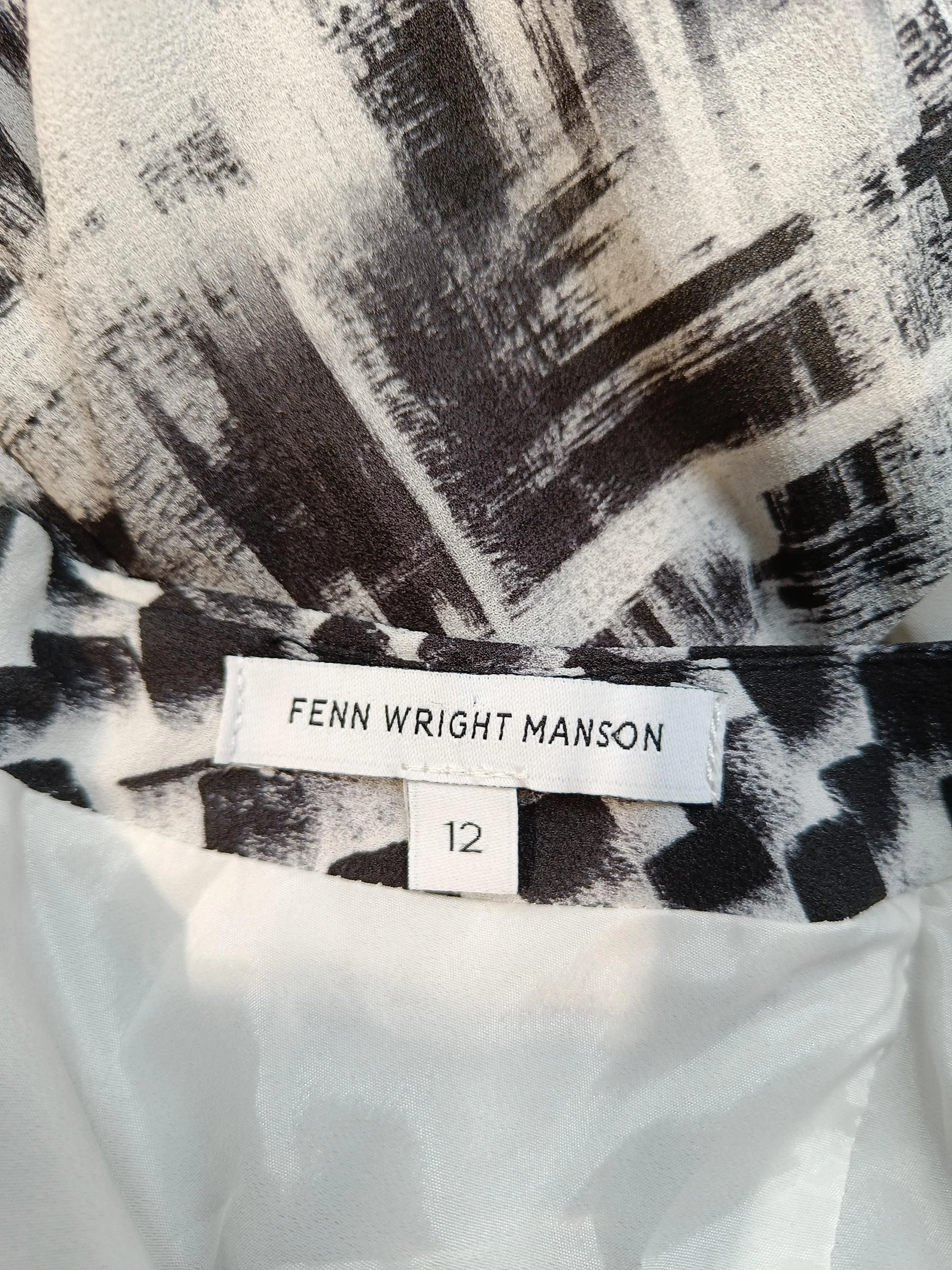FWM (Fenn Wright Manson) A-Line Midi Dress UK12 in Multi - Image 5