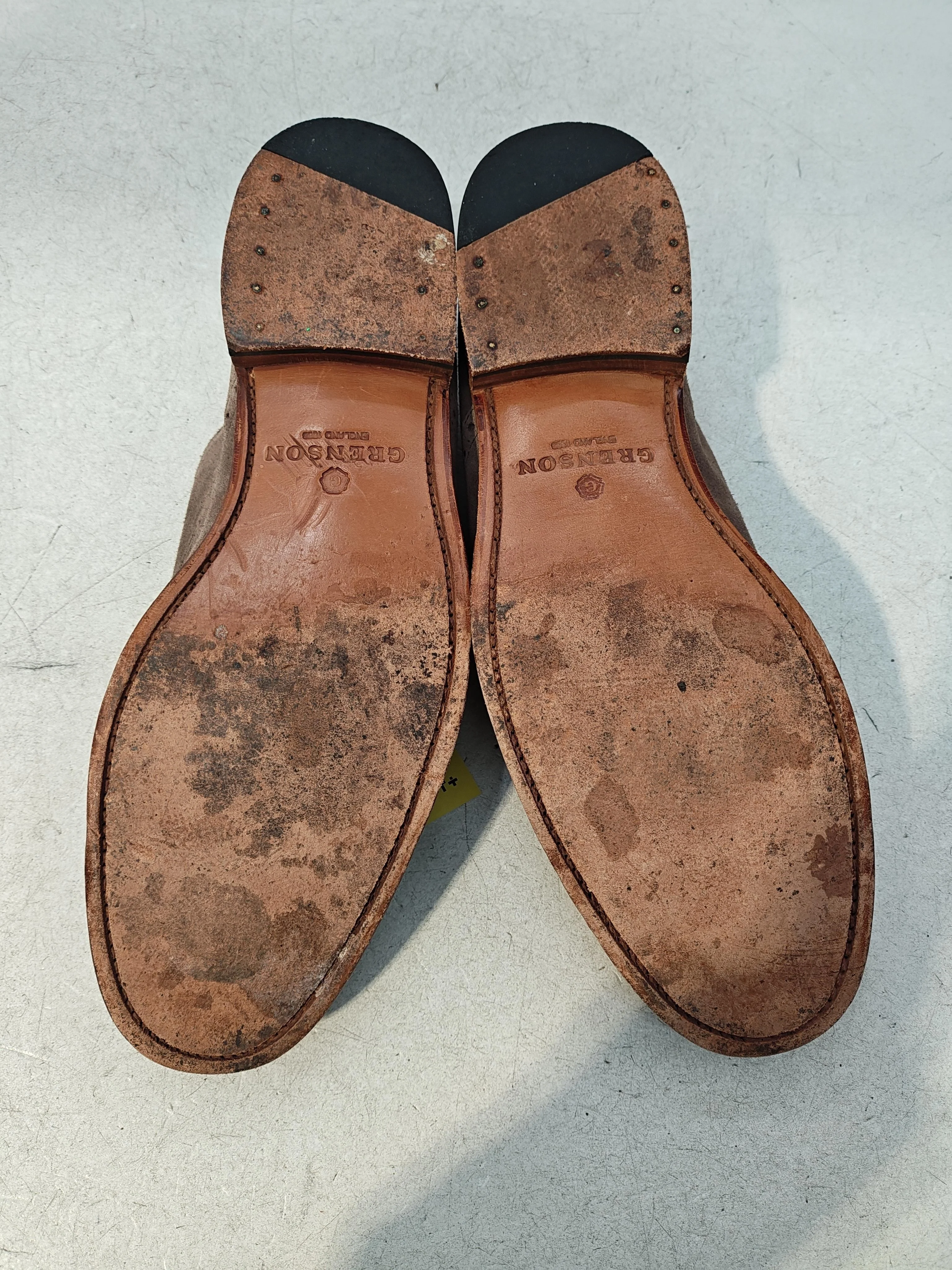 Gabor Men's Formal Shoes UK 9 Brown 100% Suede Brogue - Image 7