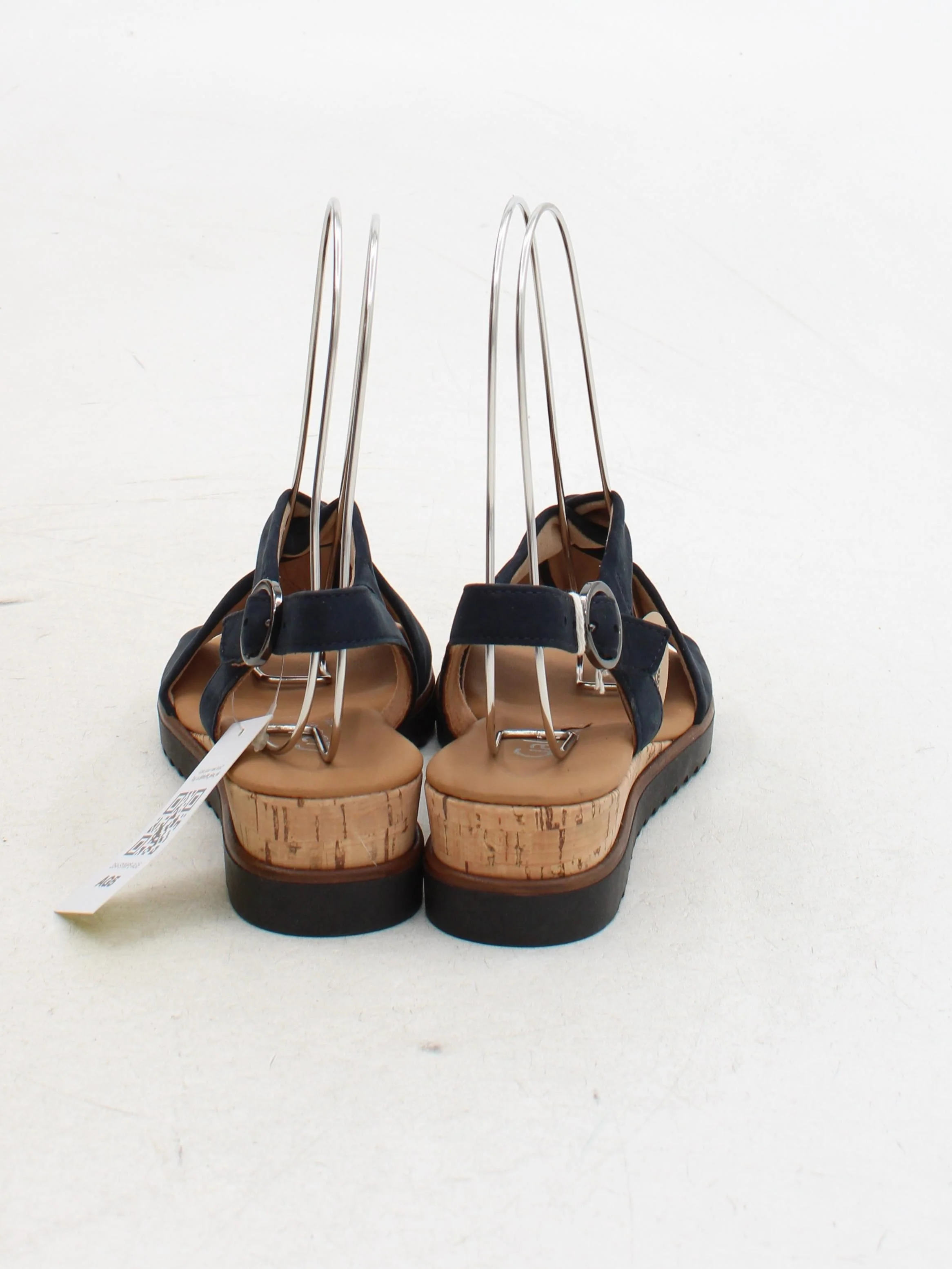Gabor Women's Sandals UK 3.5 Blue 100% Suede Strappy - Image 3