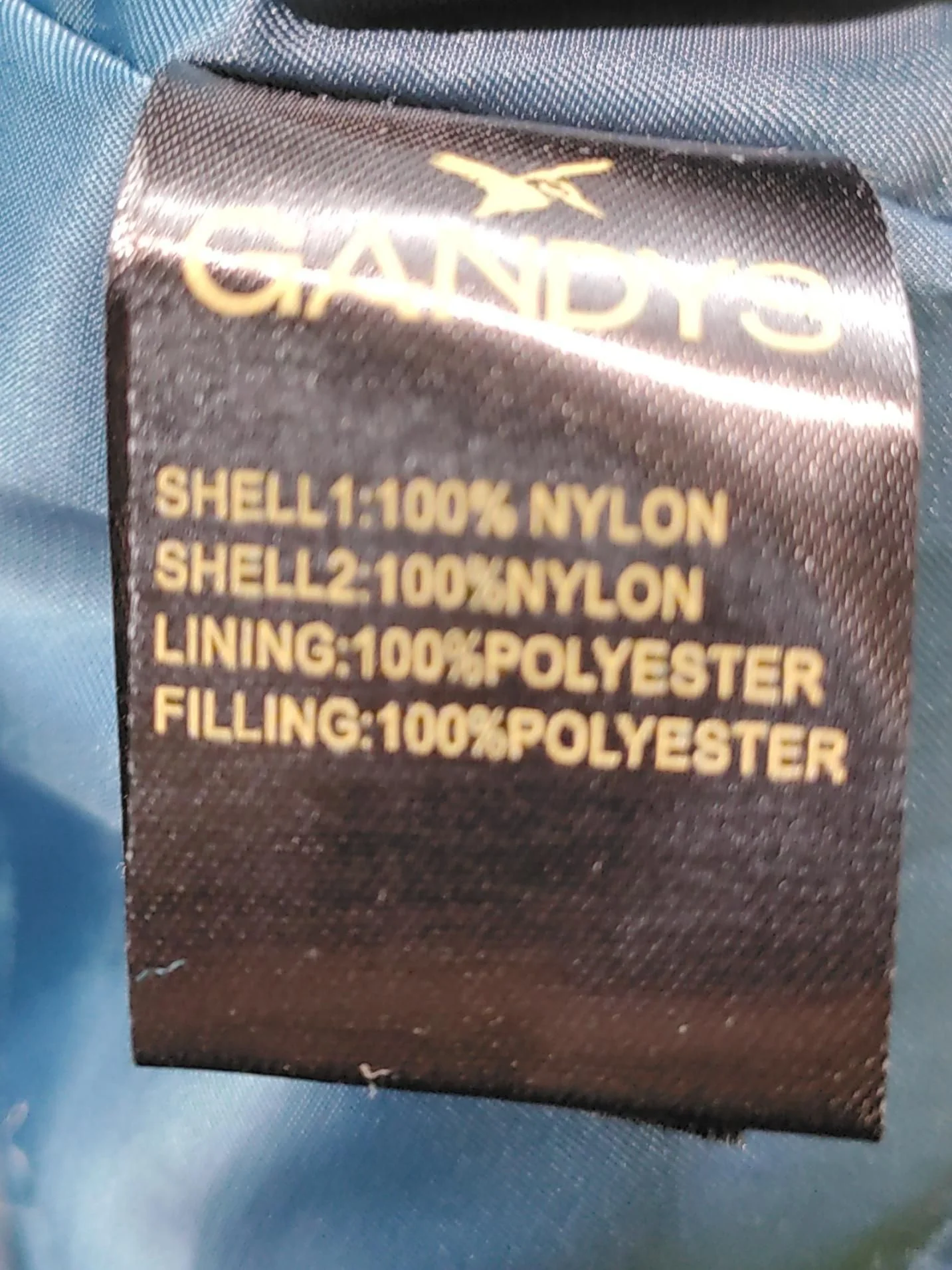 Gandys Windbreaker jacket blue - Image 7