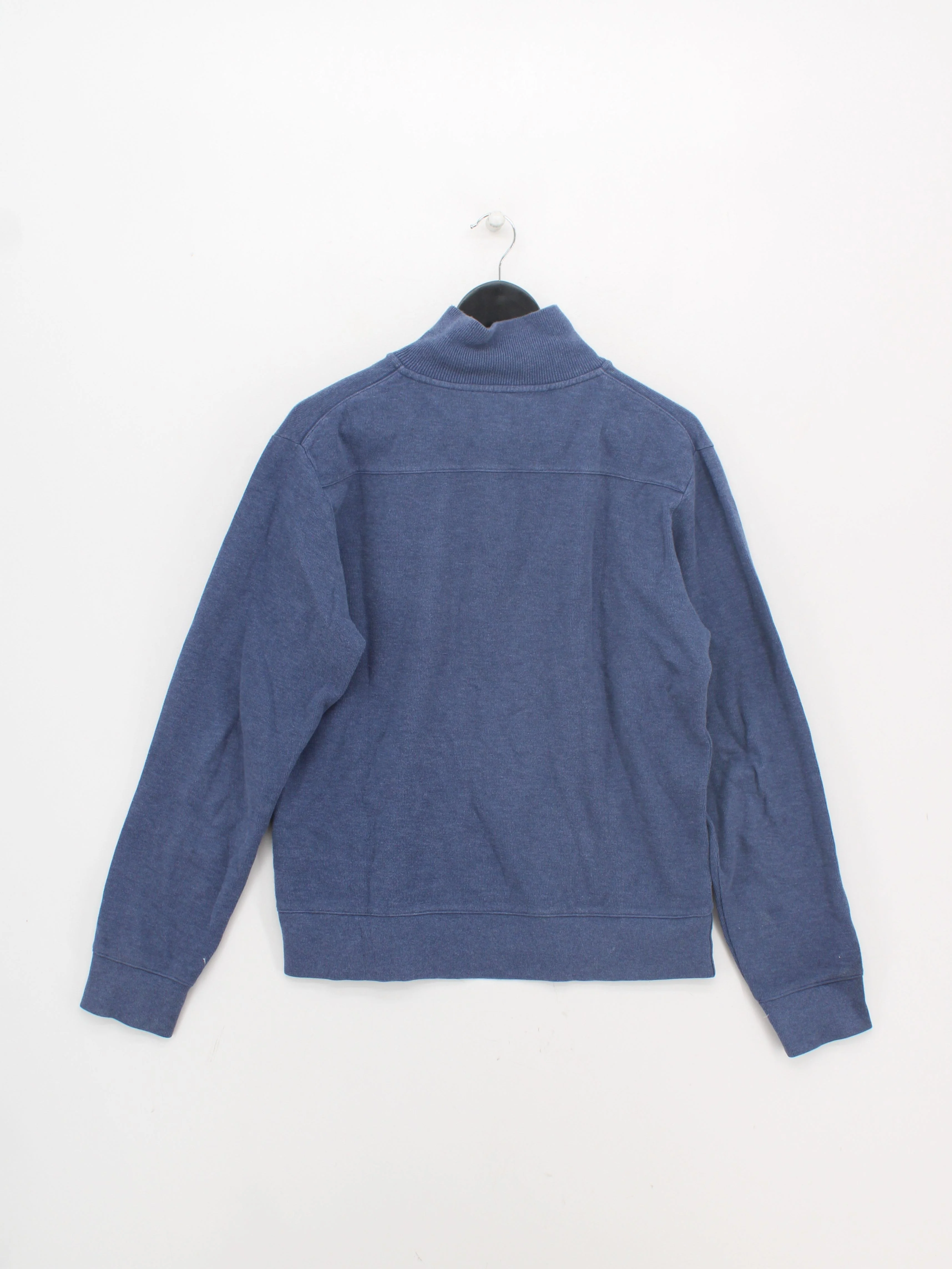 Gant Men's Jumper M Blue 100% Cotton Mock Neck Pullover - Image 2