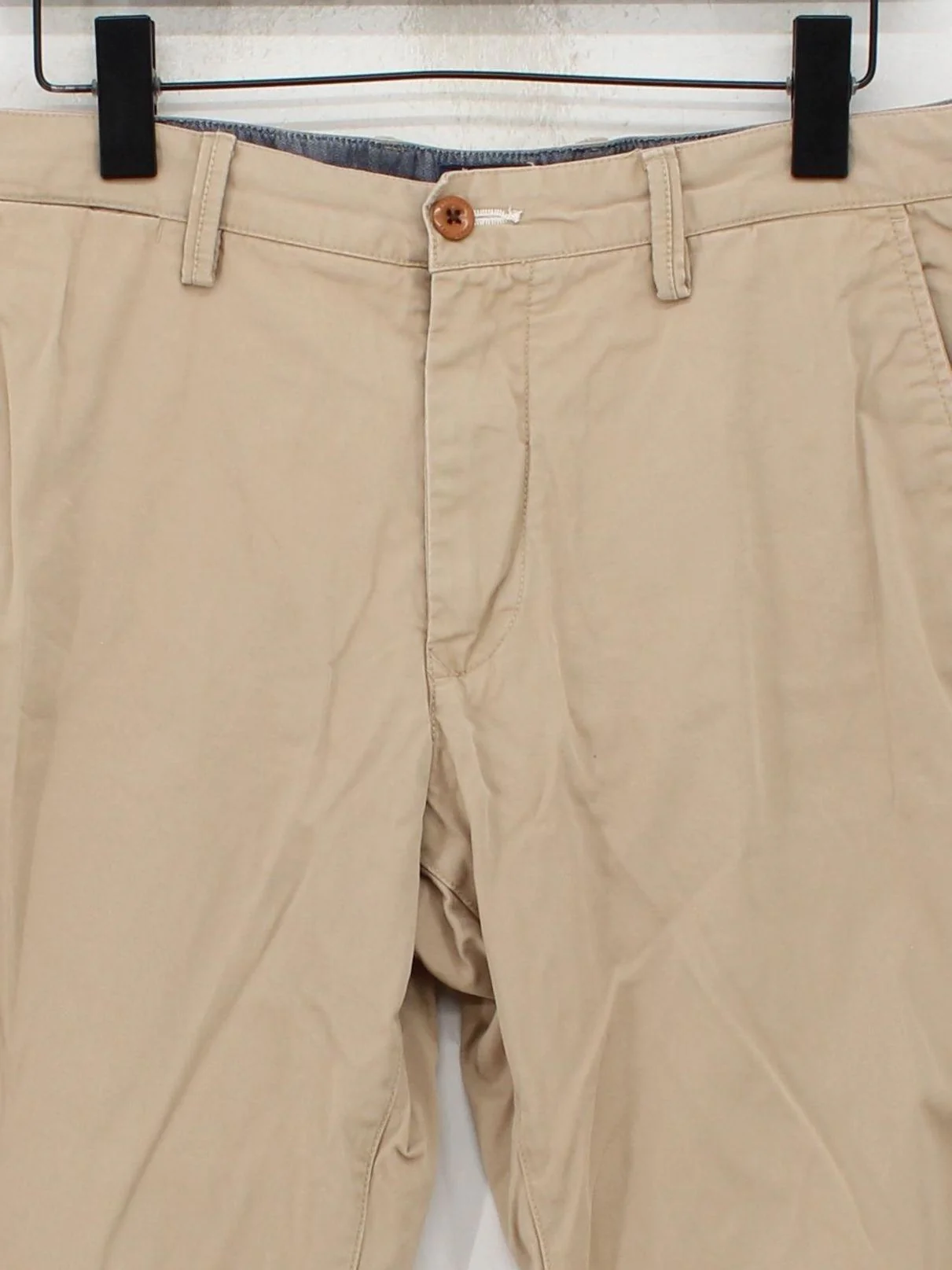 Gant Men's Trousers W 34 in; L 32 in Tan Cotton with Elastane Straight Chino - Image 3