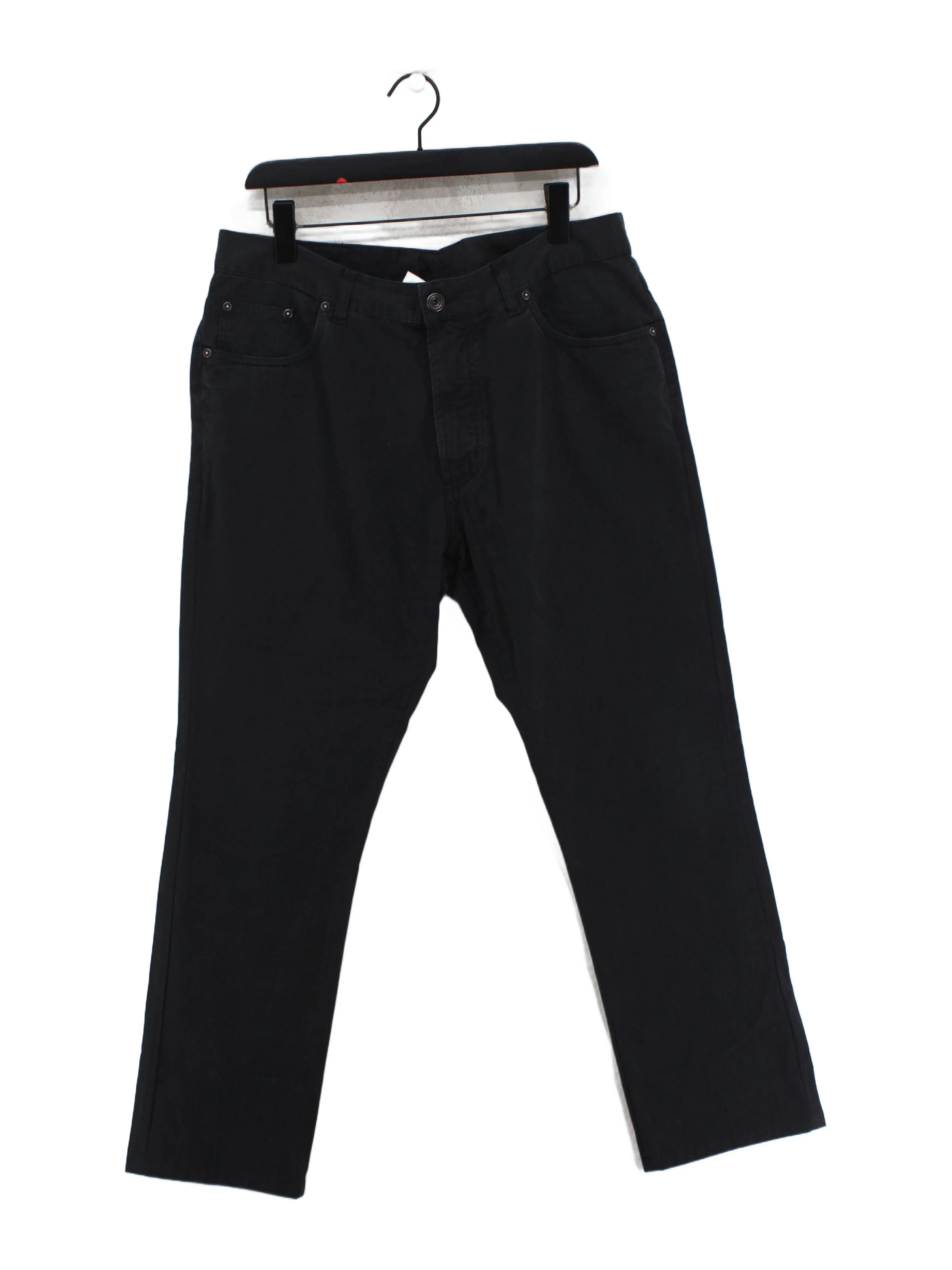 Gant Men's Trousers W 36 in Black 100% Cotton Straight Chino