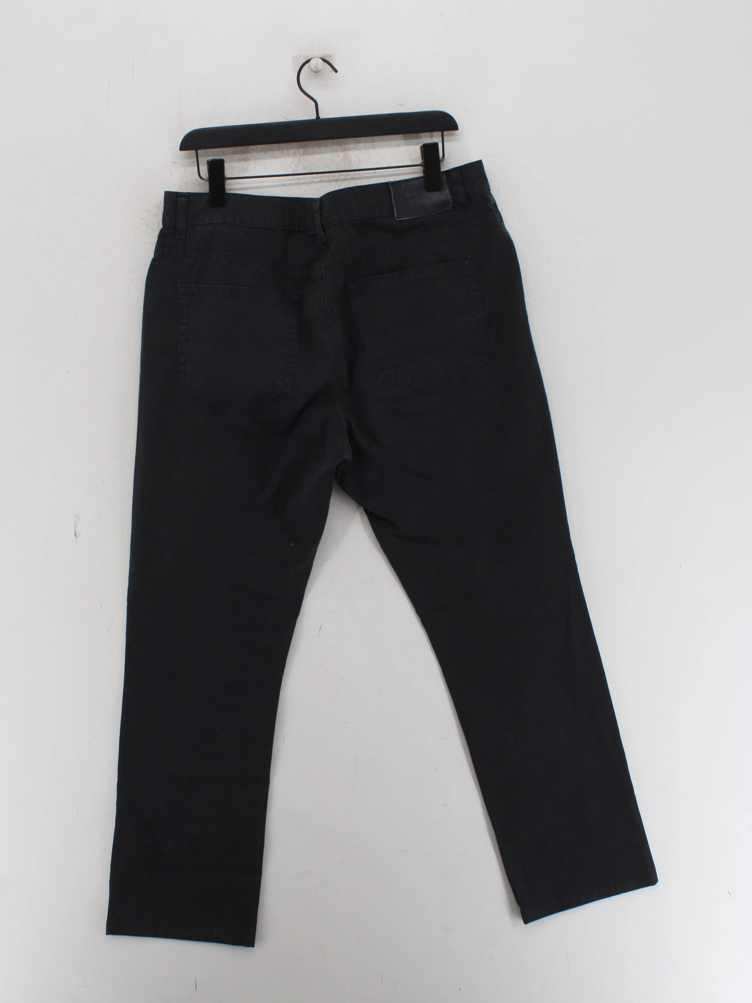 Gant Men's Trousers W 36 in Black 100% Cotton Straight Chino - Image 2