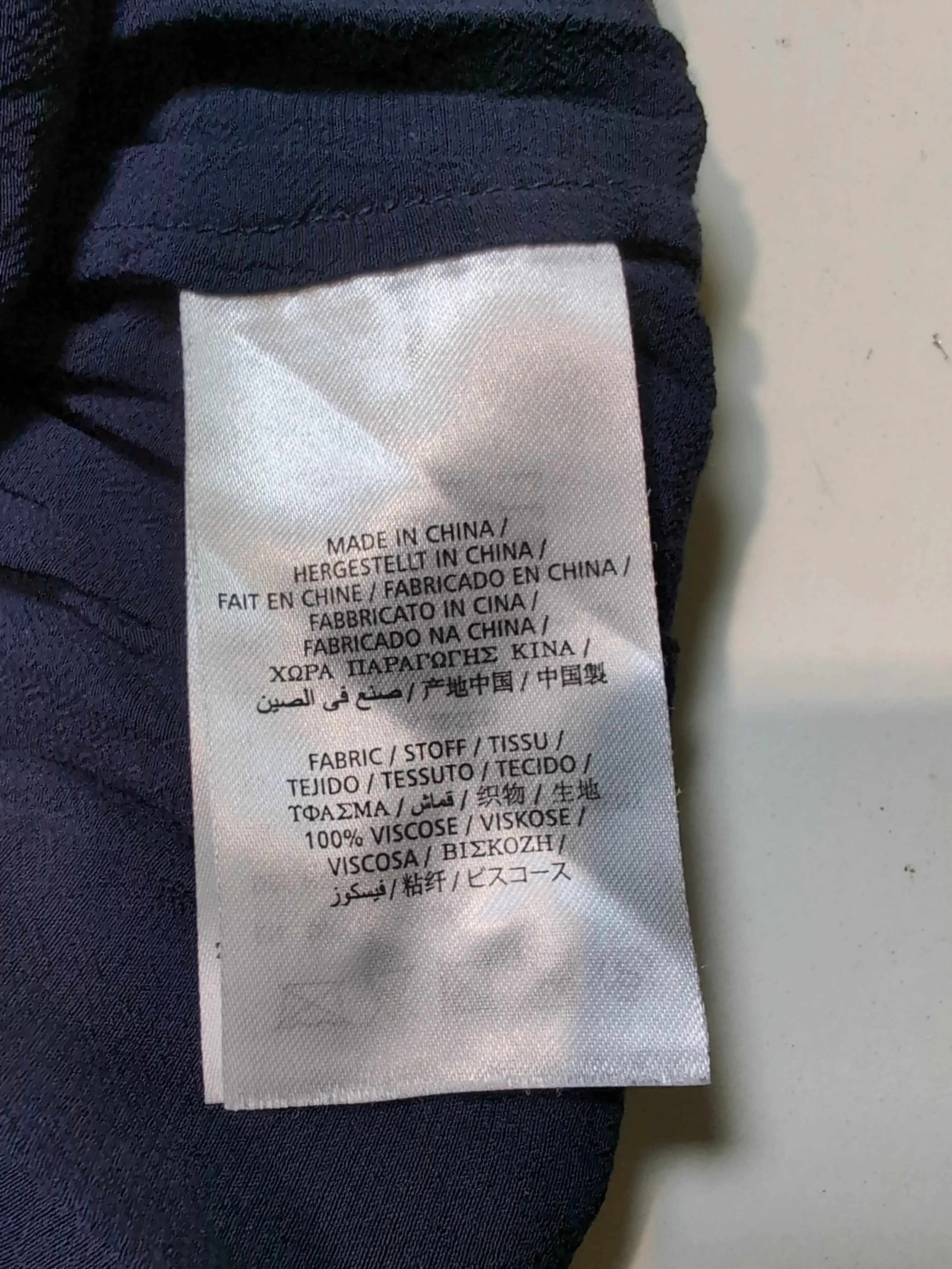 Gant Women's Shirt UK 10 Blue 100% Viscose Long Sleeve Collared Basic - Image 6