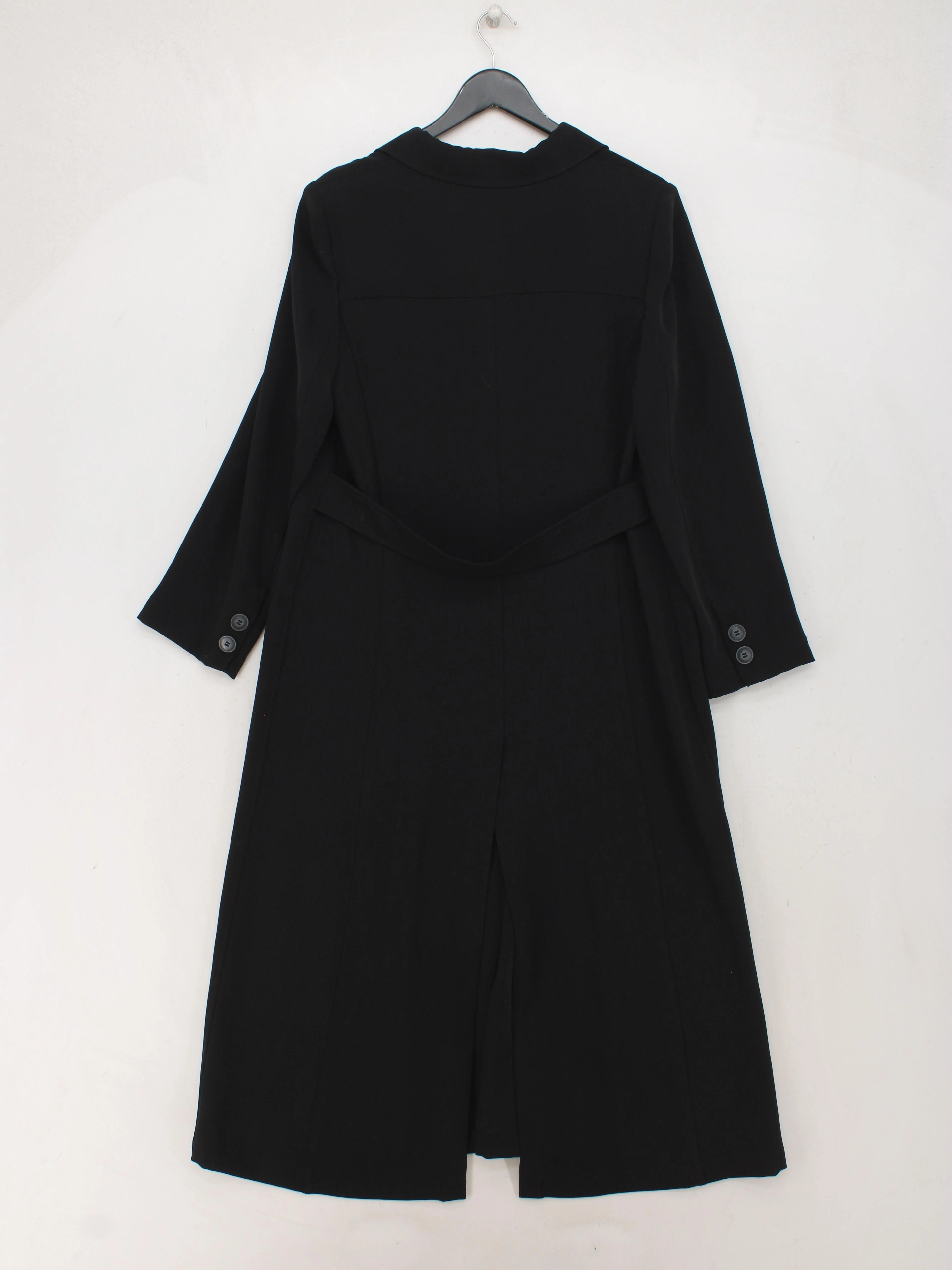 Georges Rech Women's Coat UK 14 Black 100% Polyester Overcoat - Image 2