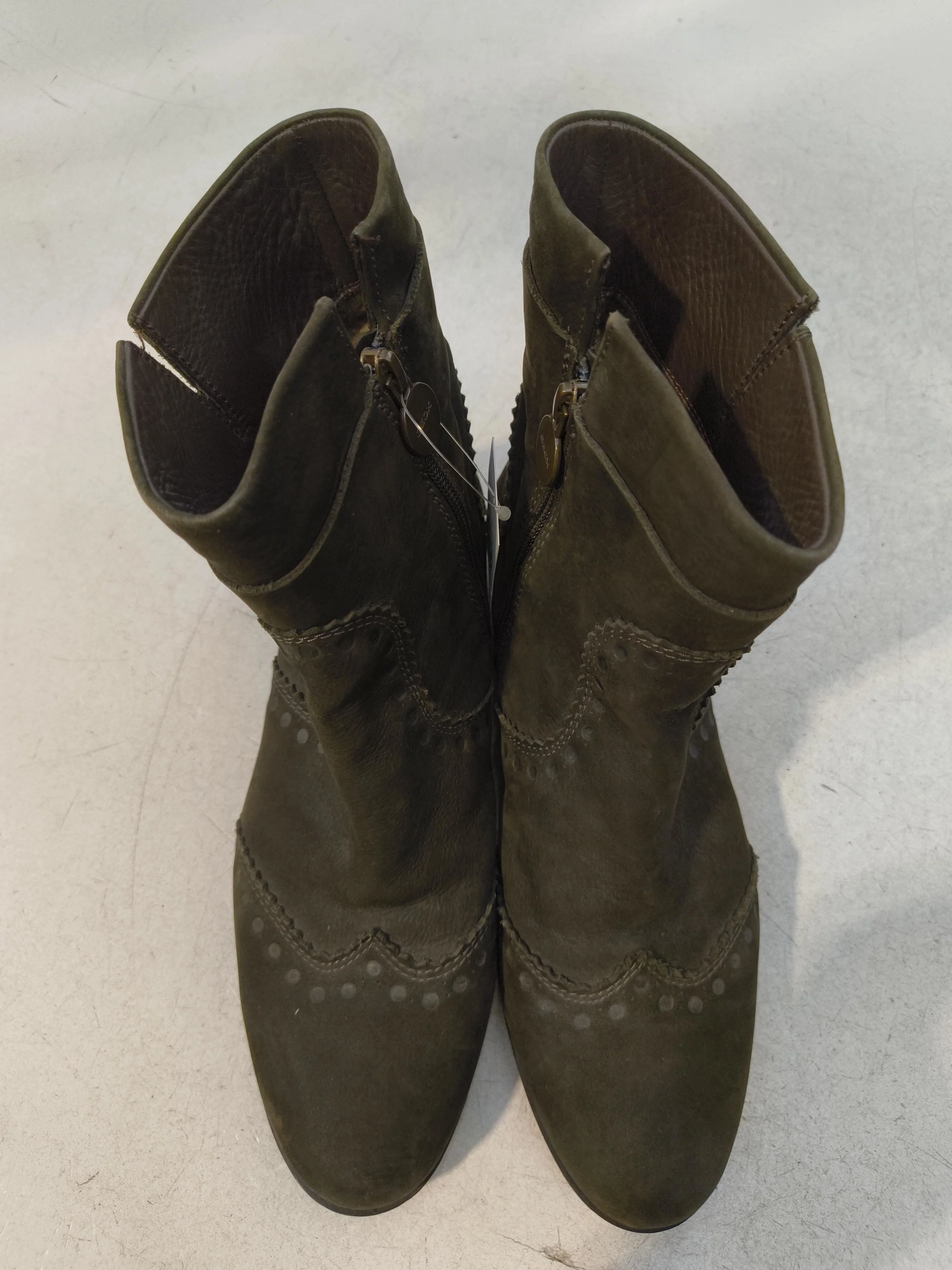 Geox Women's Boots UK 7 Brown 100% Suede Combat - Image 6