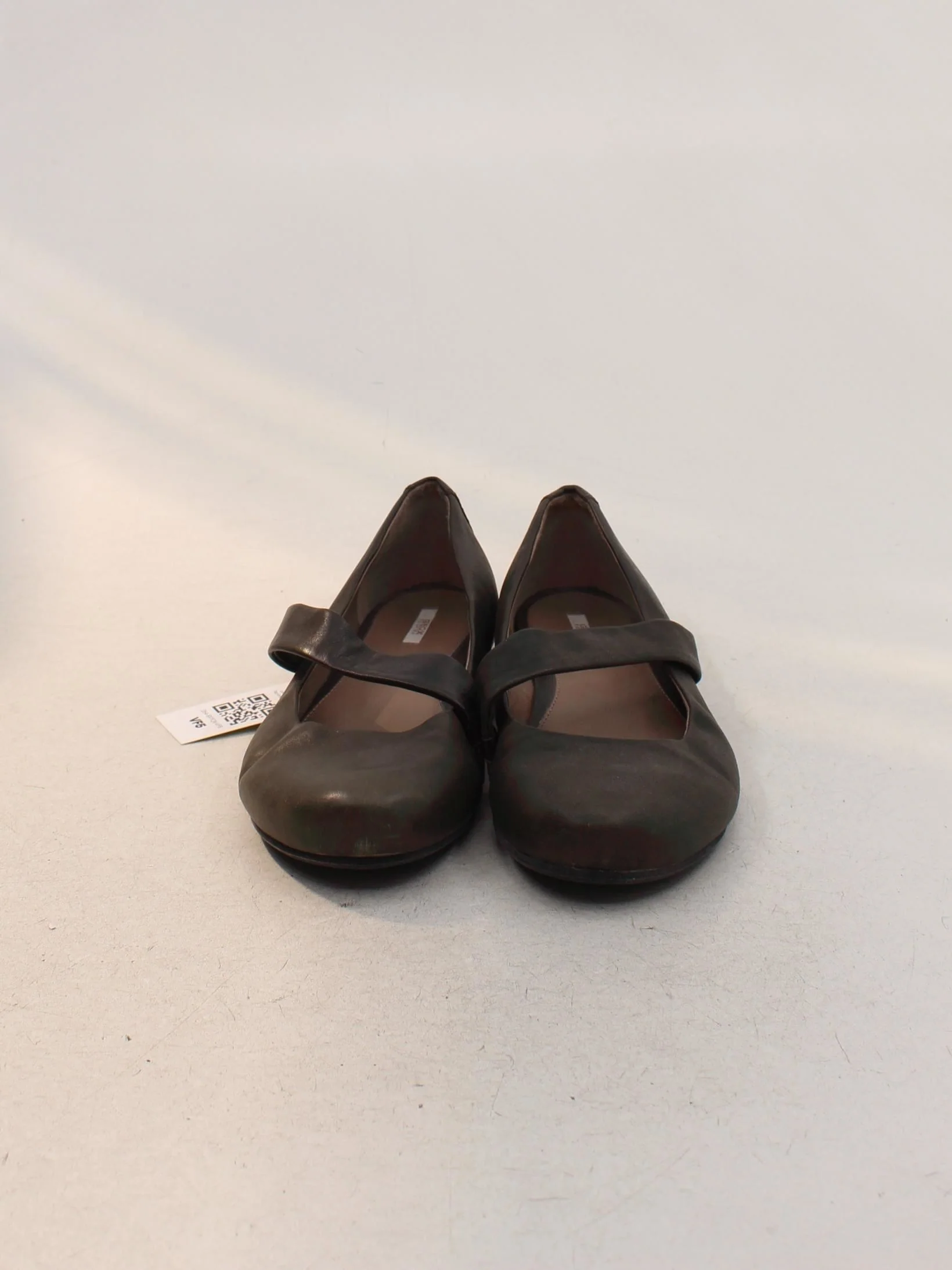Geox Women's Flat Shoes UK 7 Green 100% Leather Mary Jane - Image 2
