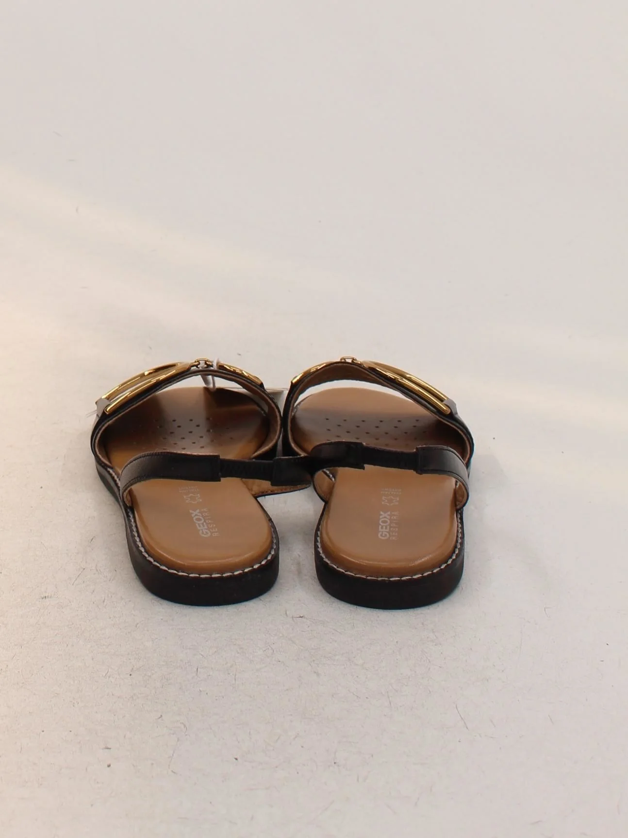 Geox Women's Sandals UK 2.5 Black 100% Leather Strappy - Image 3
