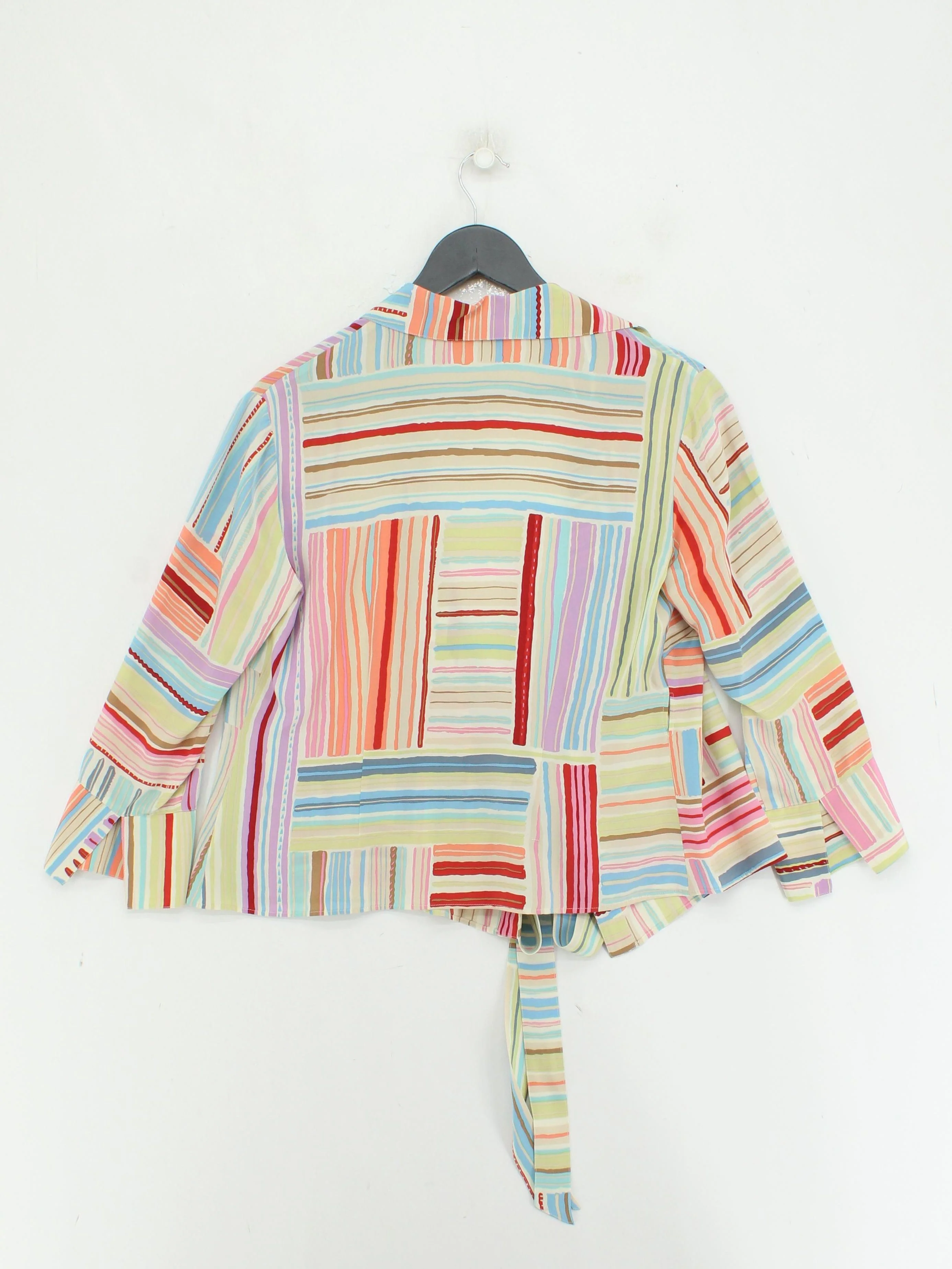 Gerard Darel Women's Top UK 12 Multi 100% Silk Basic - Image 2