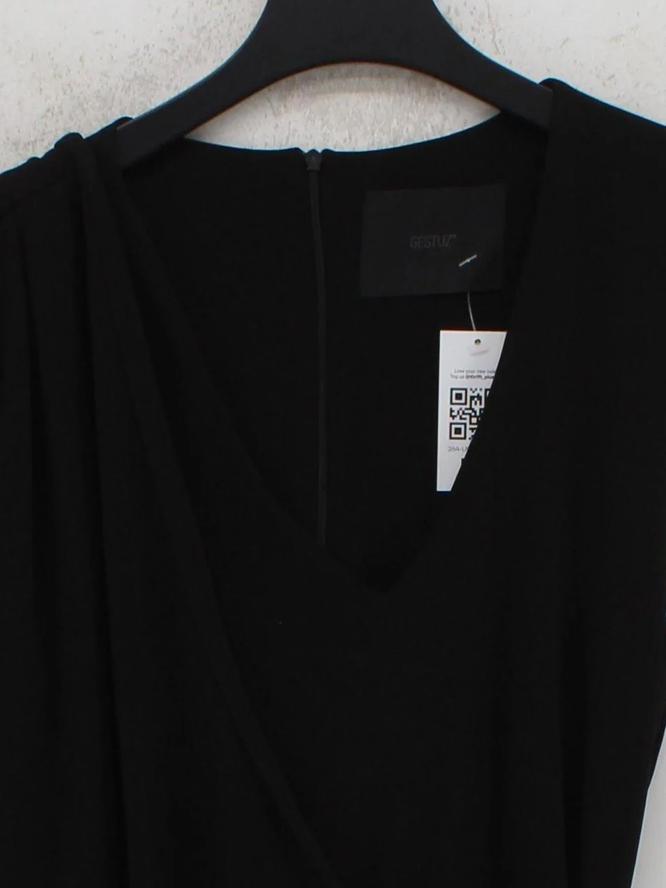 gestuz Wrap Mini Dress M in Black - Image 3