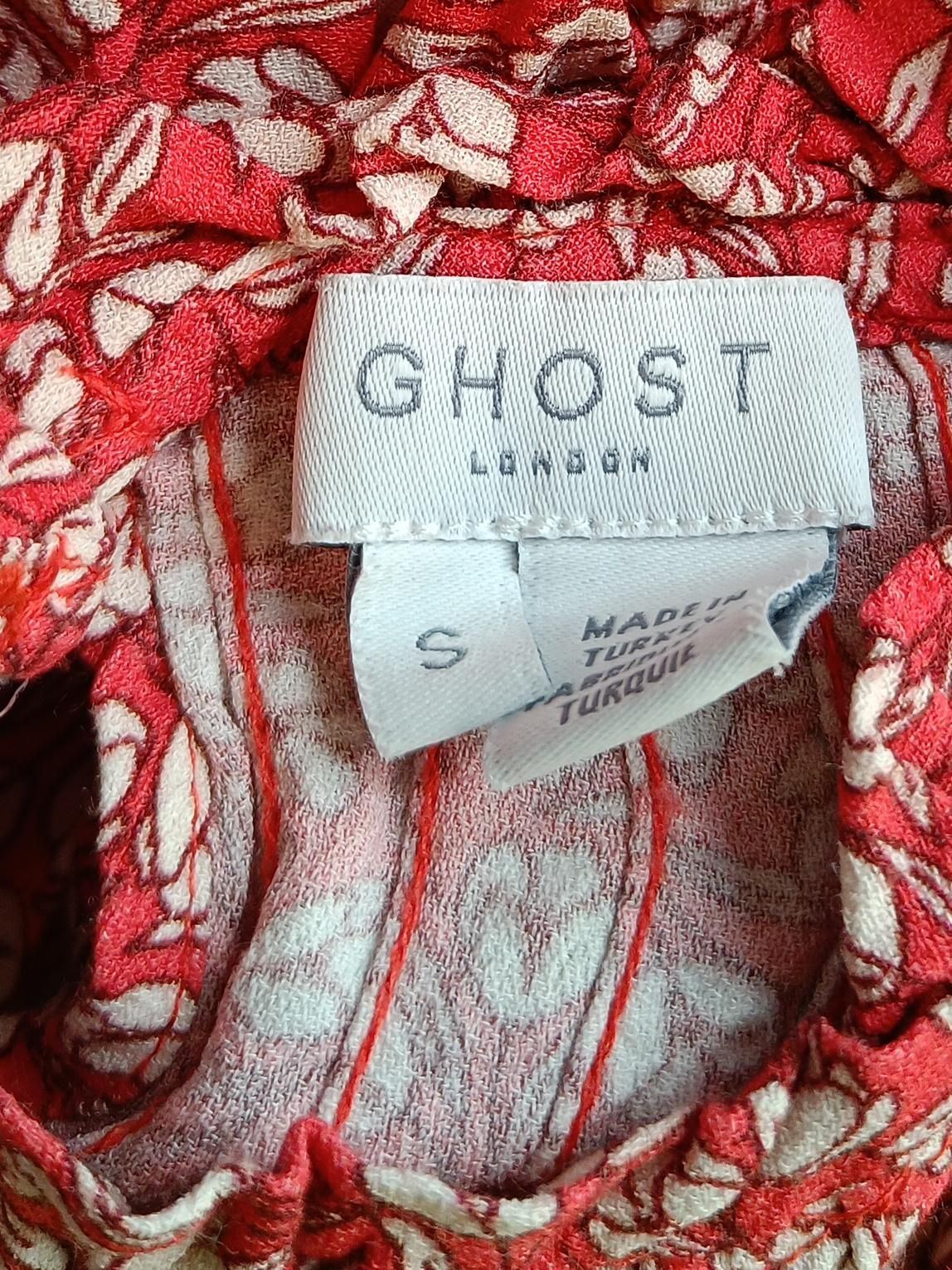 Ghost London Jumper Midi Dress UK8 in Red - Image 5