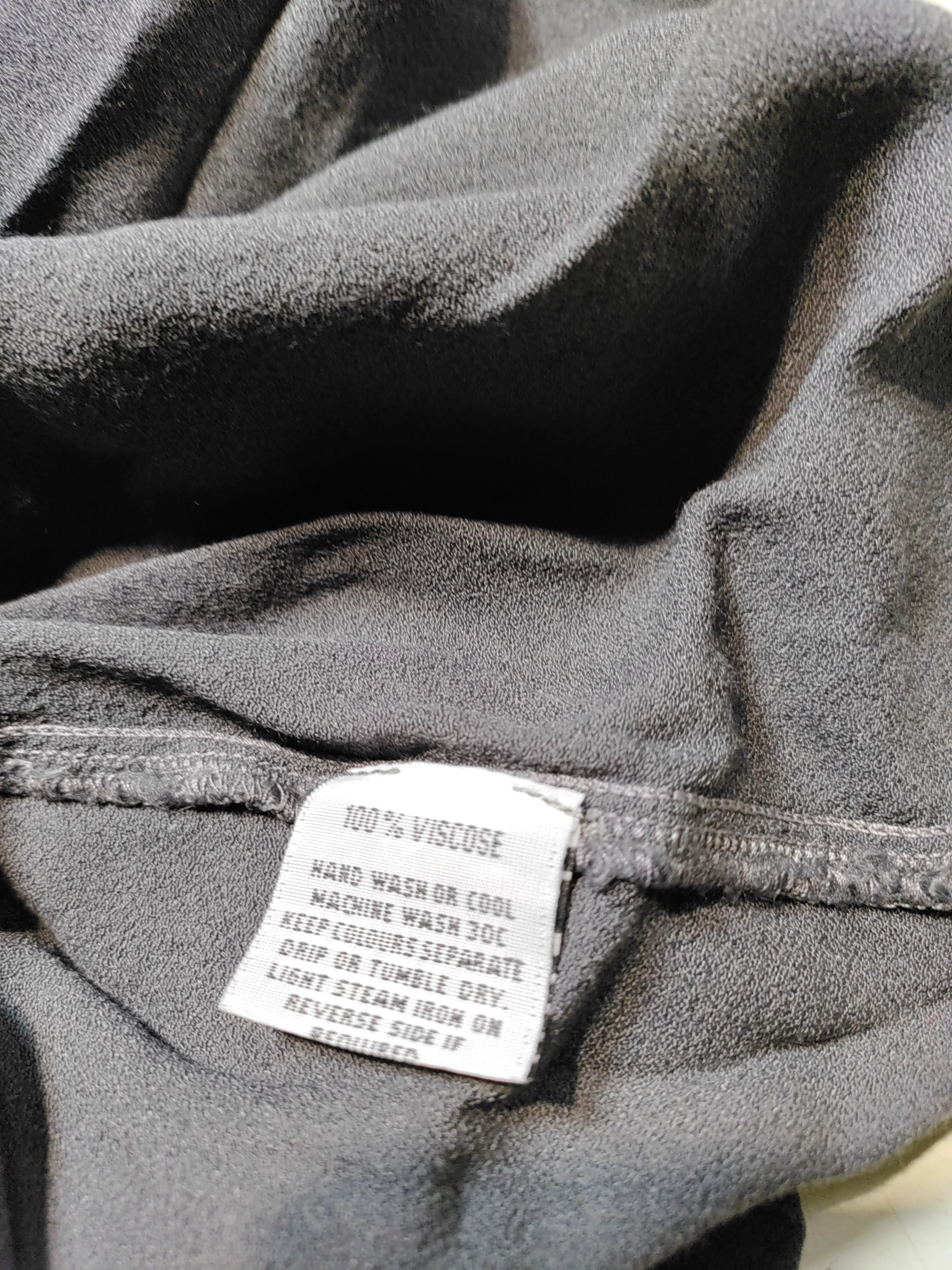 Ghost Wrap Mini Dress M in Grey - Image 6