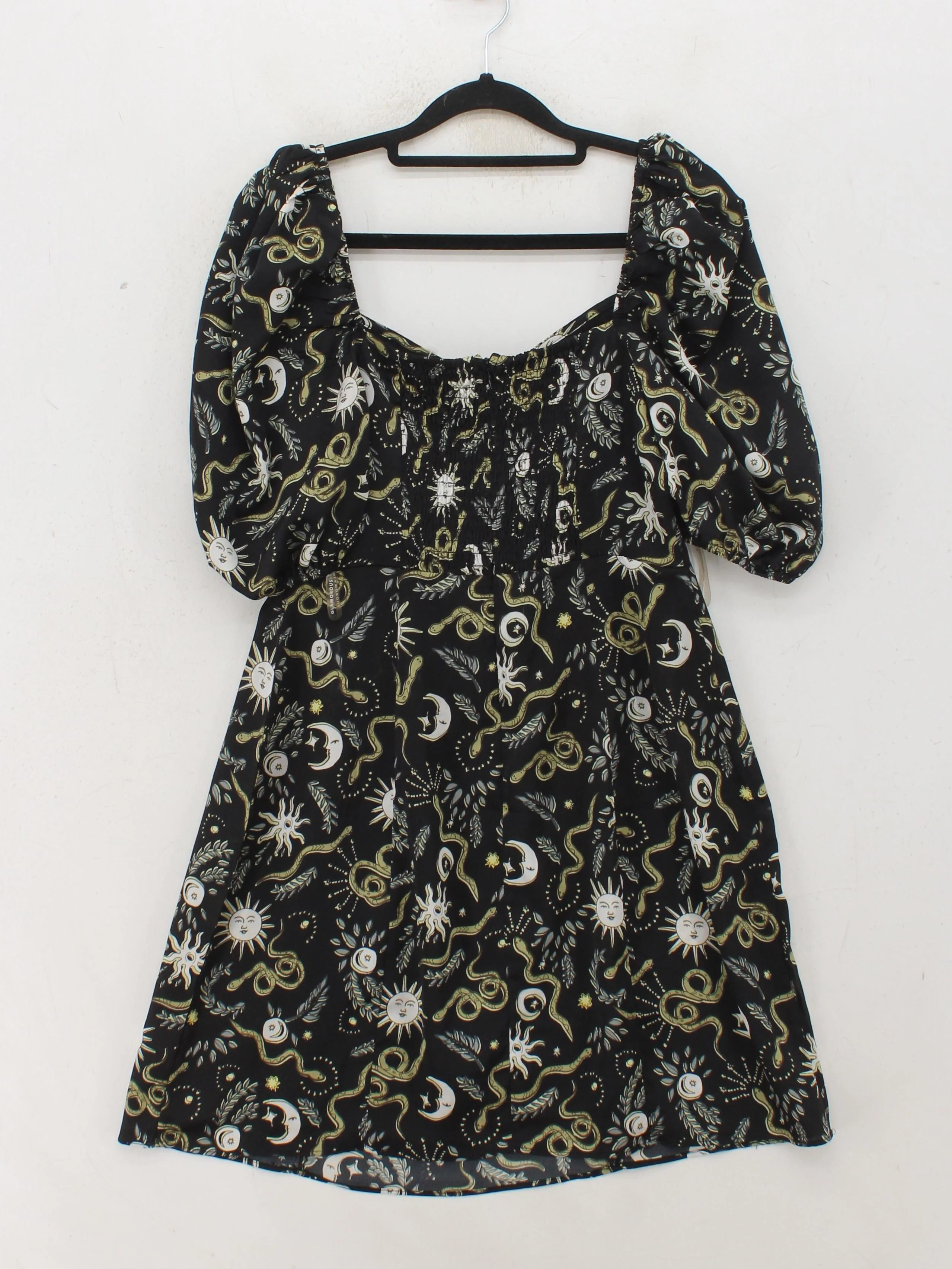 Glamorous Skater Mini Dress UK10 in Black - Image 2