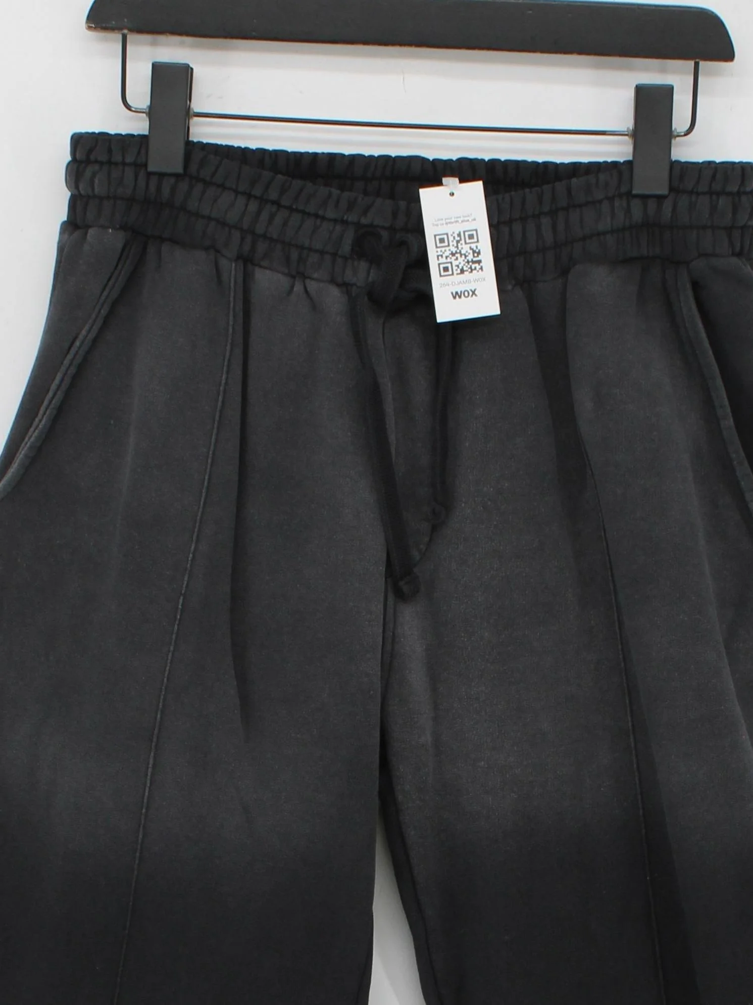 Good For Nothing Men's Sports Bottoms M Black 100% Cotton Wide-Leg Sweatpants - Image 3