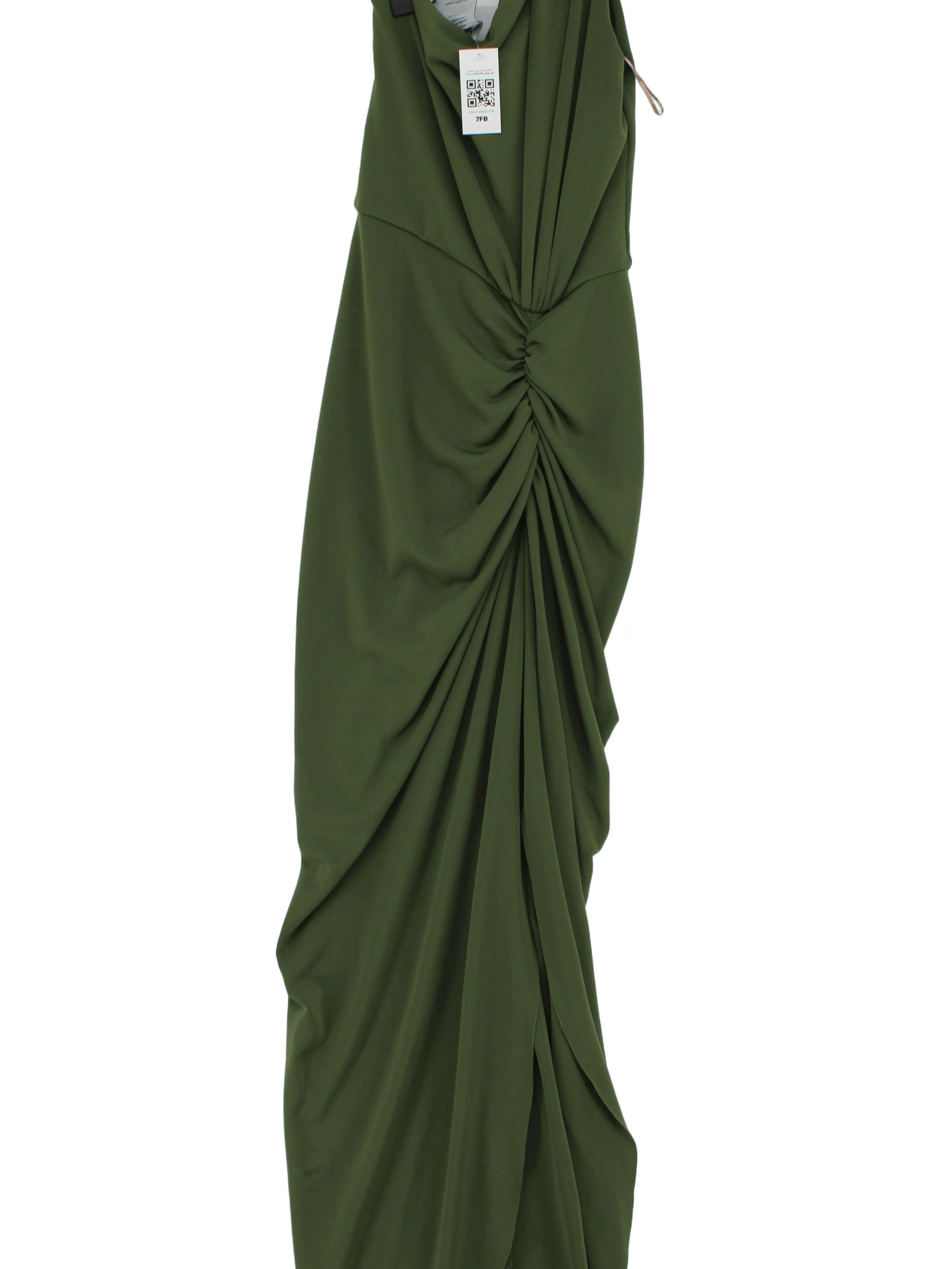 Gorgeous Couture Bodycon Maxi Dress S in Green
