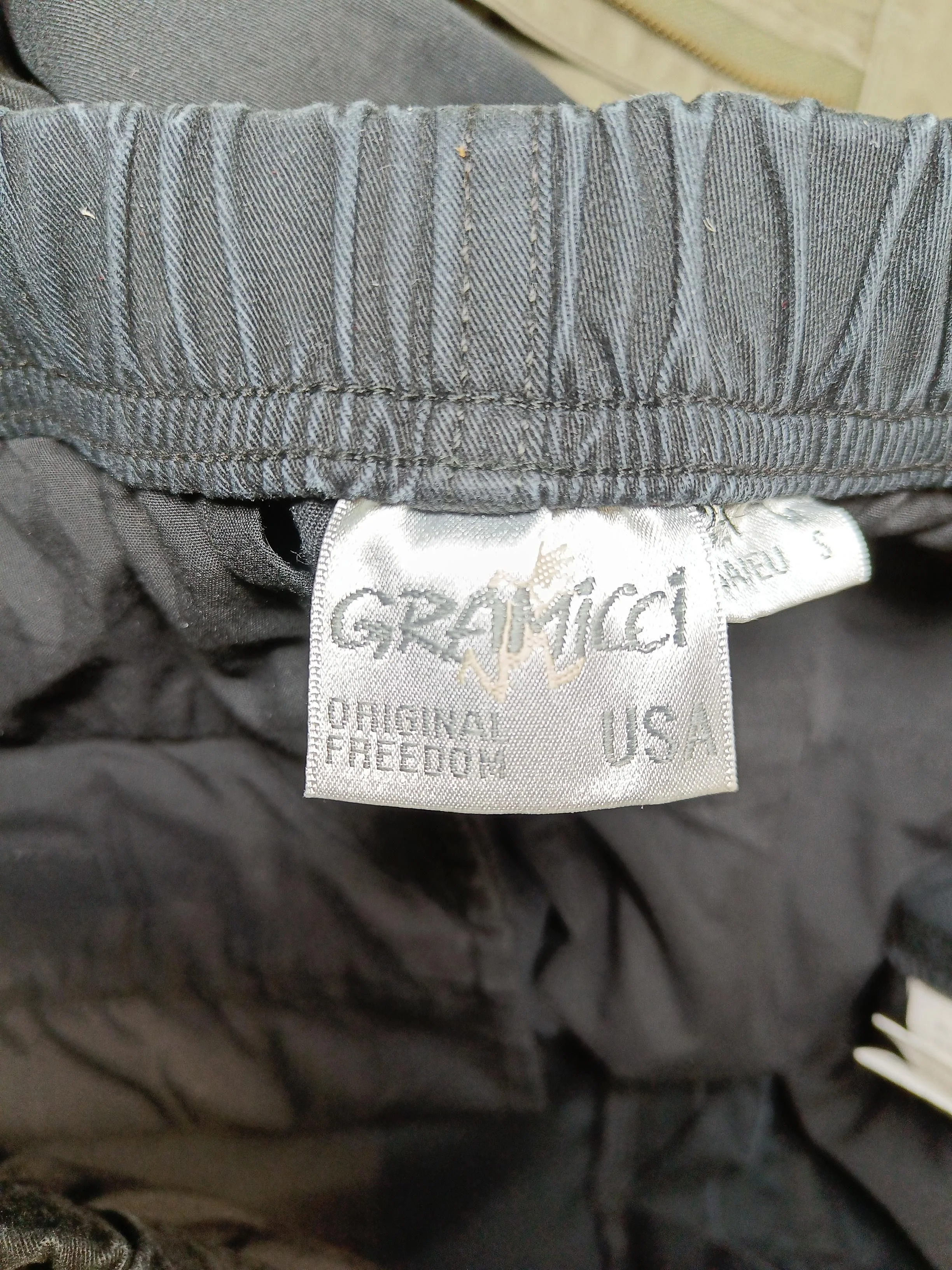 Gramicci Men's Sports Bottoms S Black Cotton with Polyester Tapered Sweatpants - Image 5