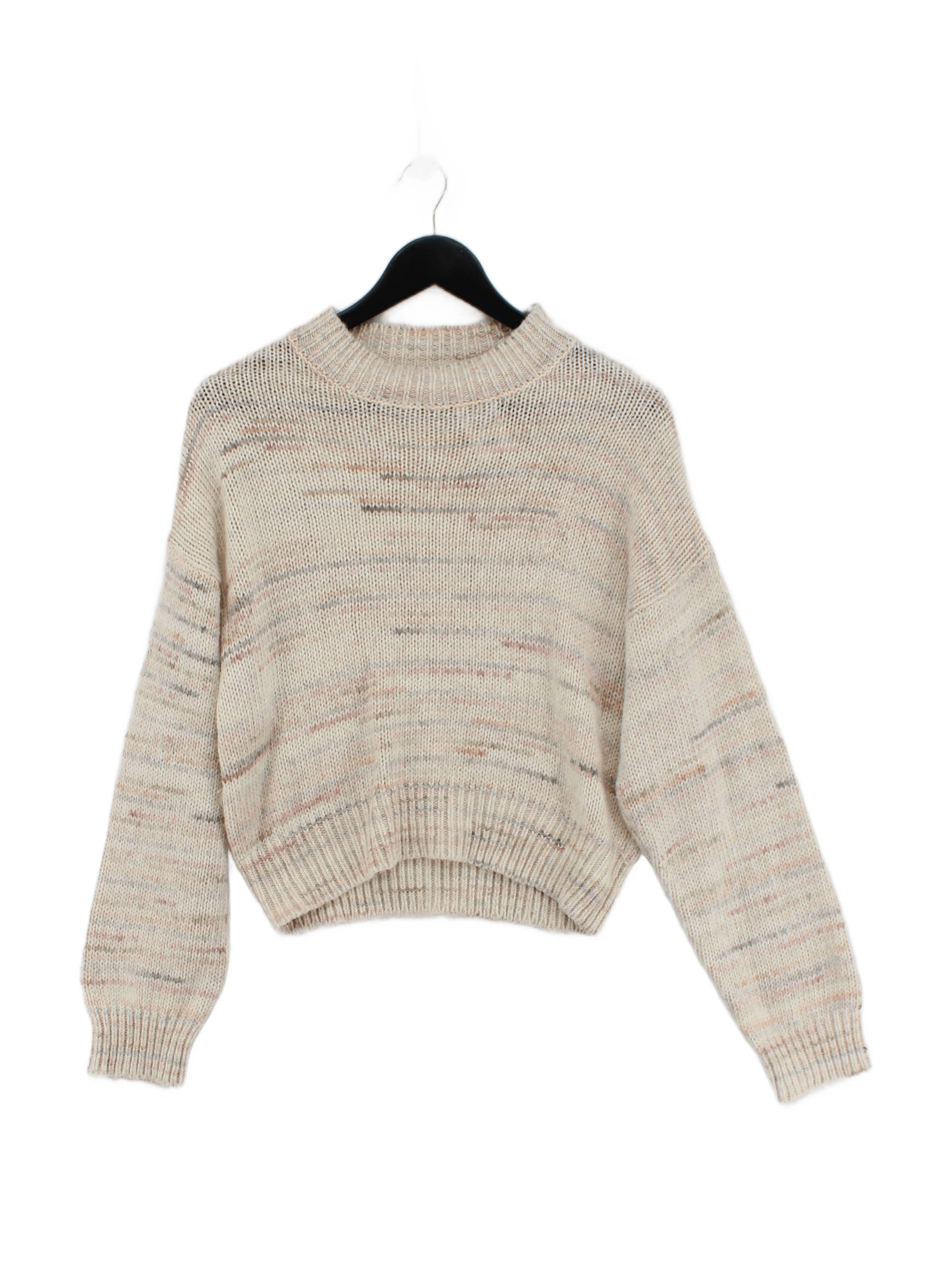 Great Plains Women's Jumper UK 8 Cream Acrylic with Polyester, Wool Pullover
