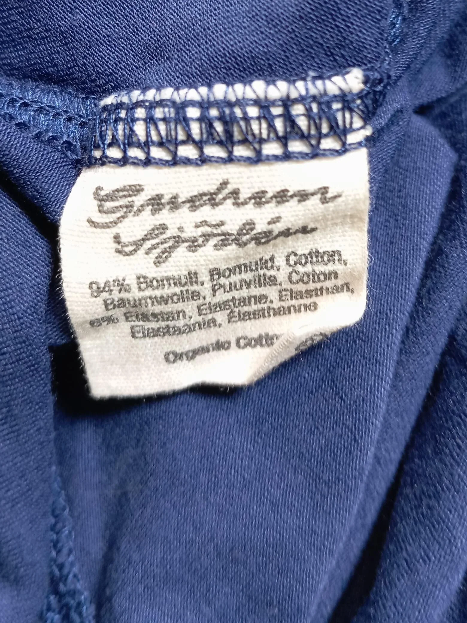 Gudrun Sjöden Women's Sports Bottoms XXL Blue Cotton with Elastane Sweatpants - Image 7