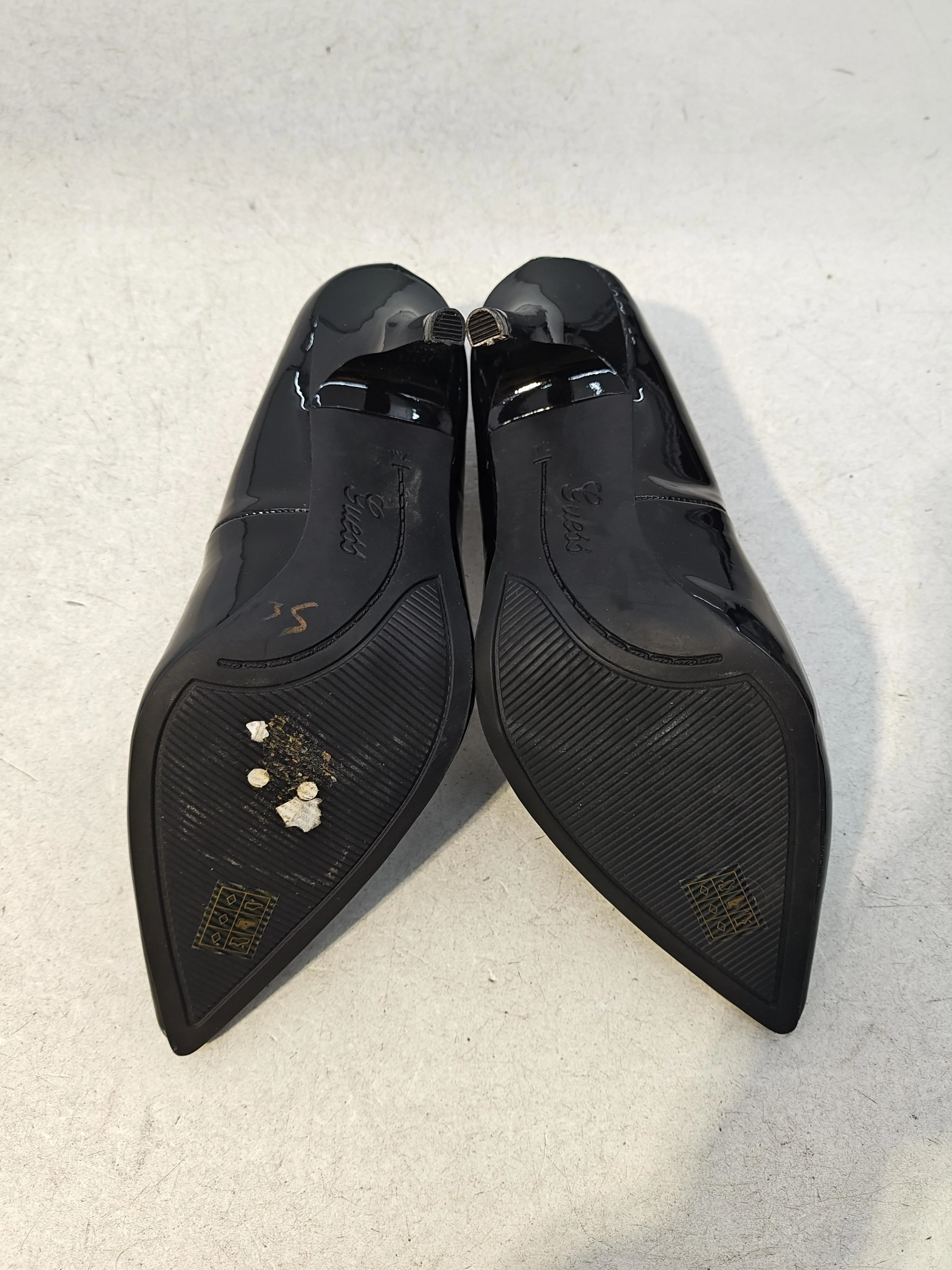 Guess Women's Heels UK 5 Black 100% Leather Court - Image 7