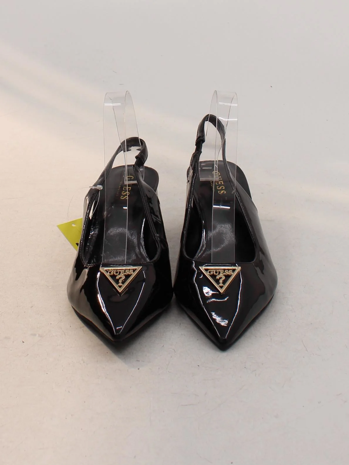 Guess Women's Heels UK 7 Black 100% Faux Leather Court - Image 2