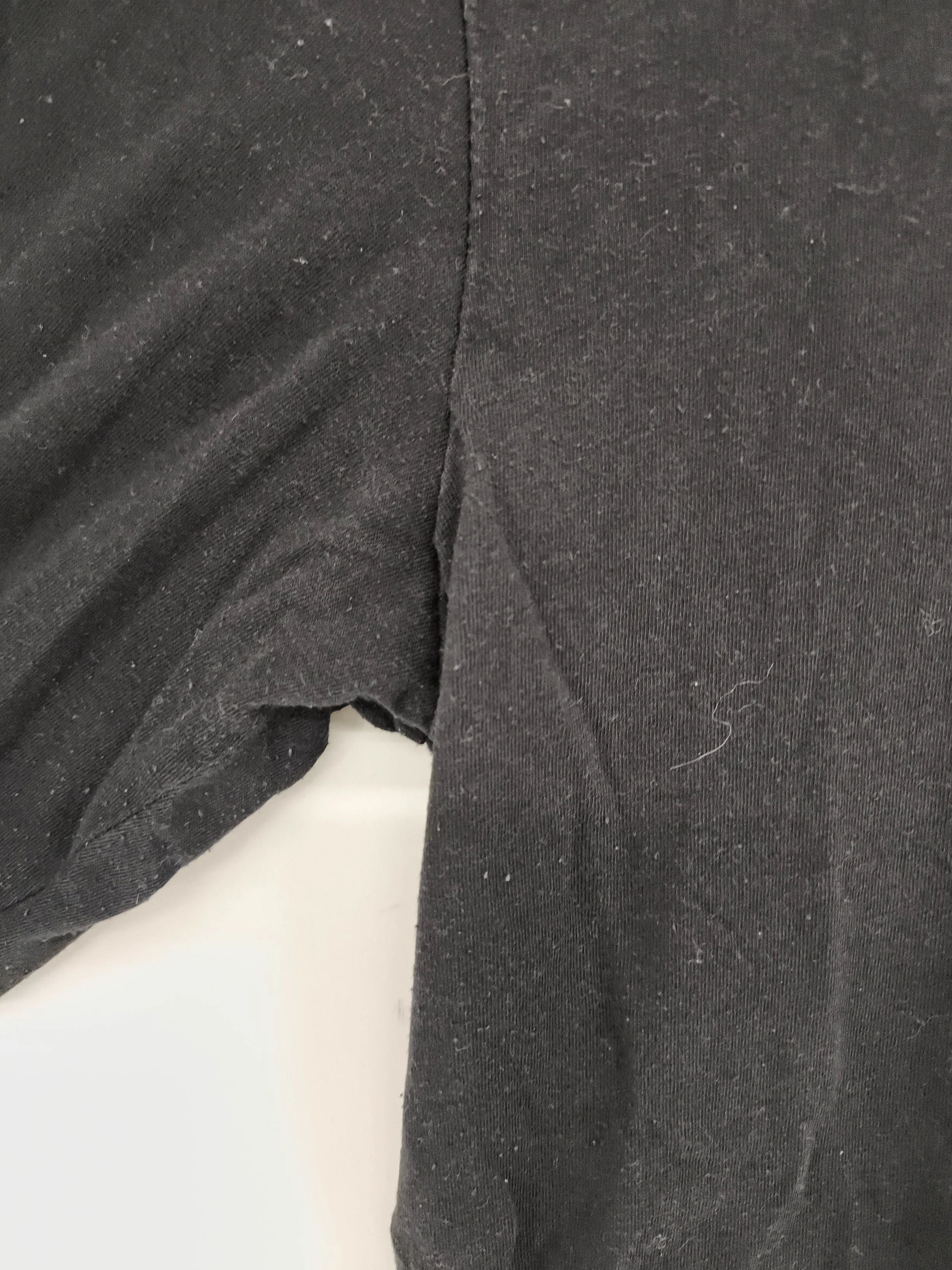 Gymshark Men's Hoodie L Black Graphic 100% Other Pullover - Image 6