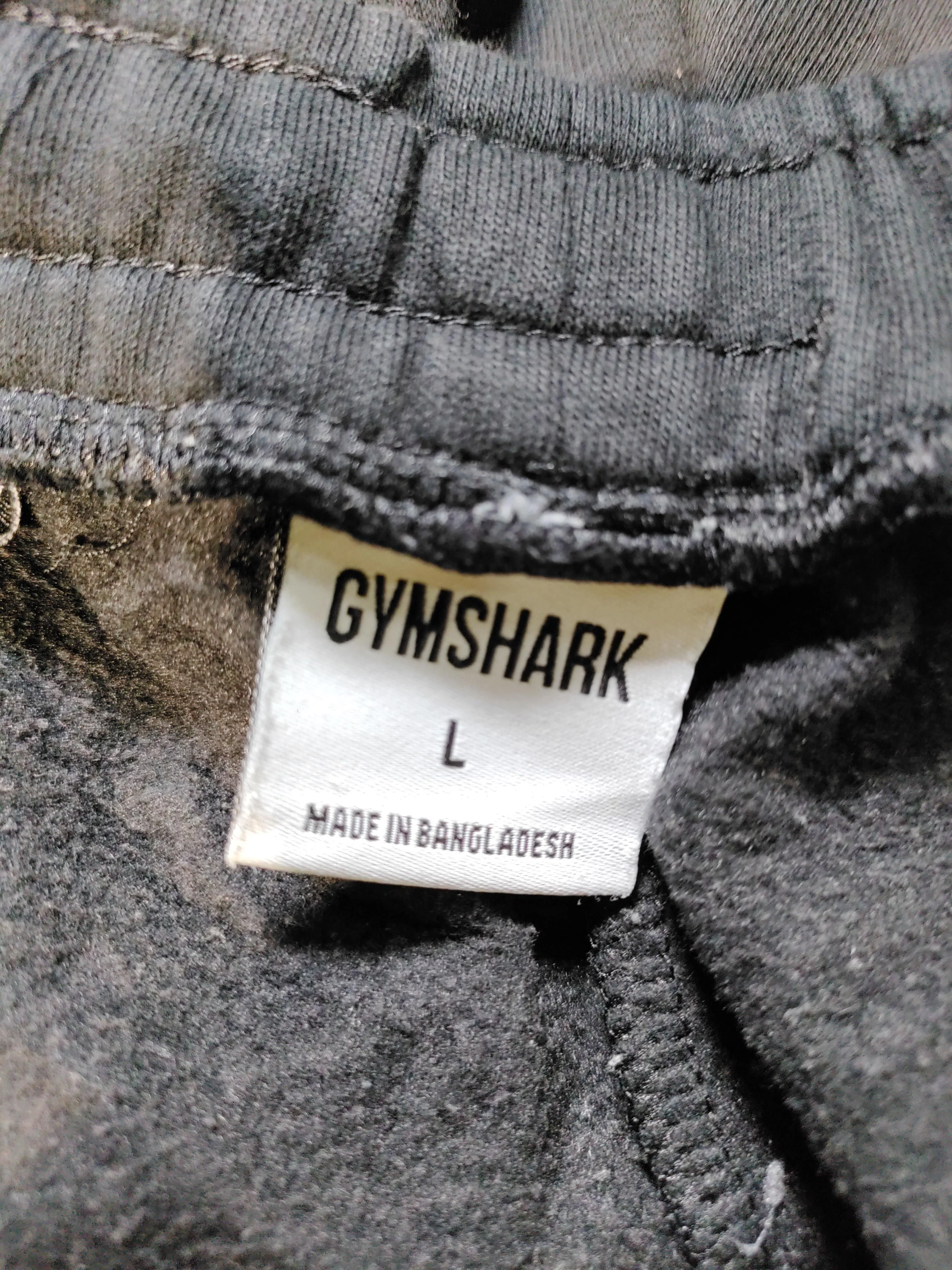 Gymshark Men's Sports Bottoms L Black Cotton with Polyester Sweatpants - Image 5