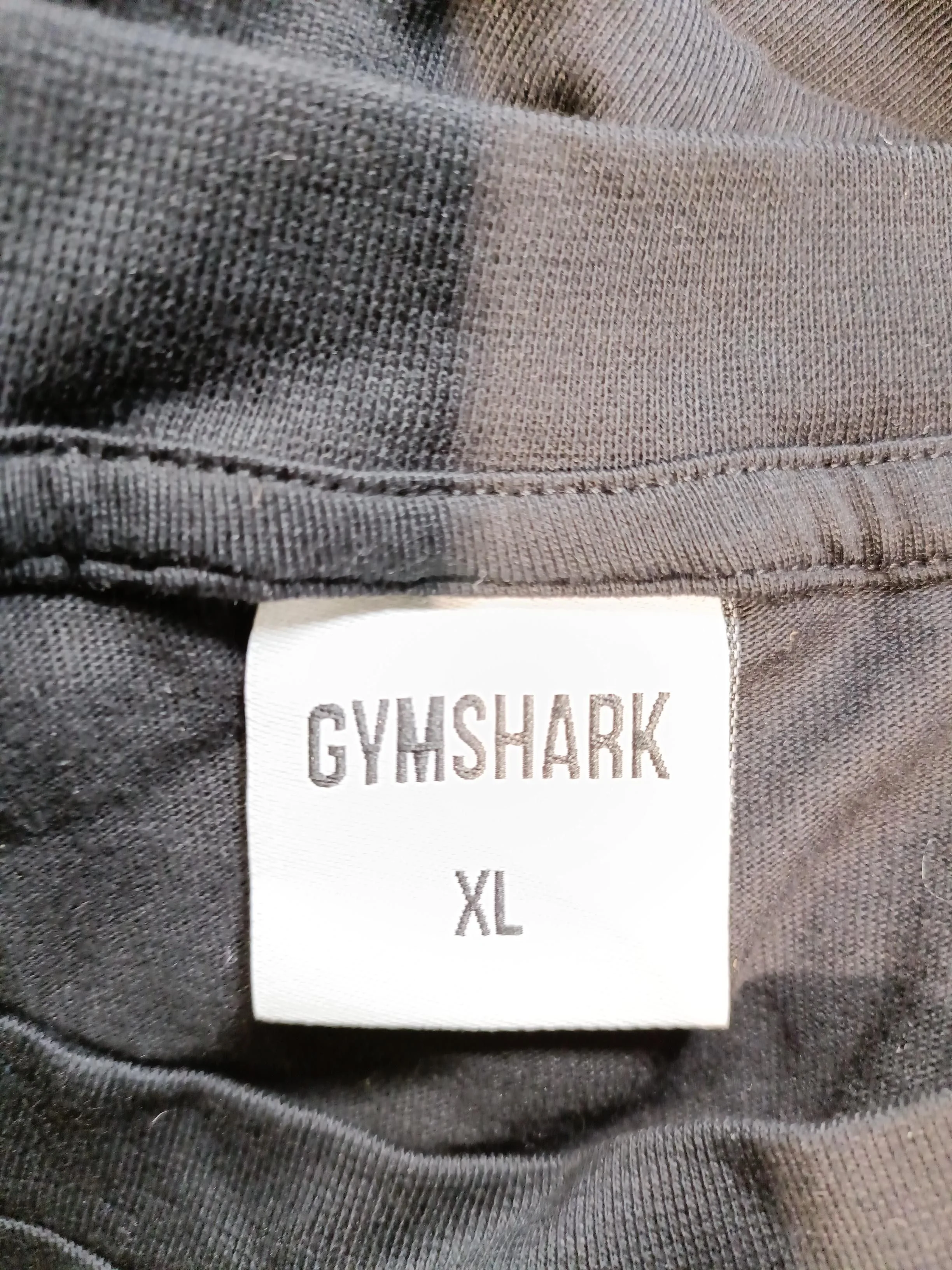 Gymshark Men's T-Shirt XL Black Graphic 100% Cotton Basic - Image 5