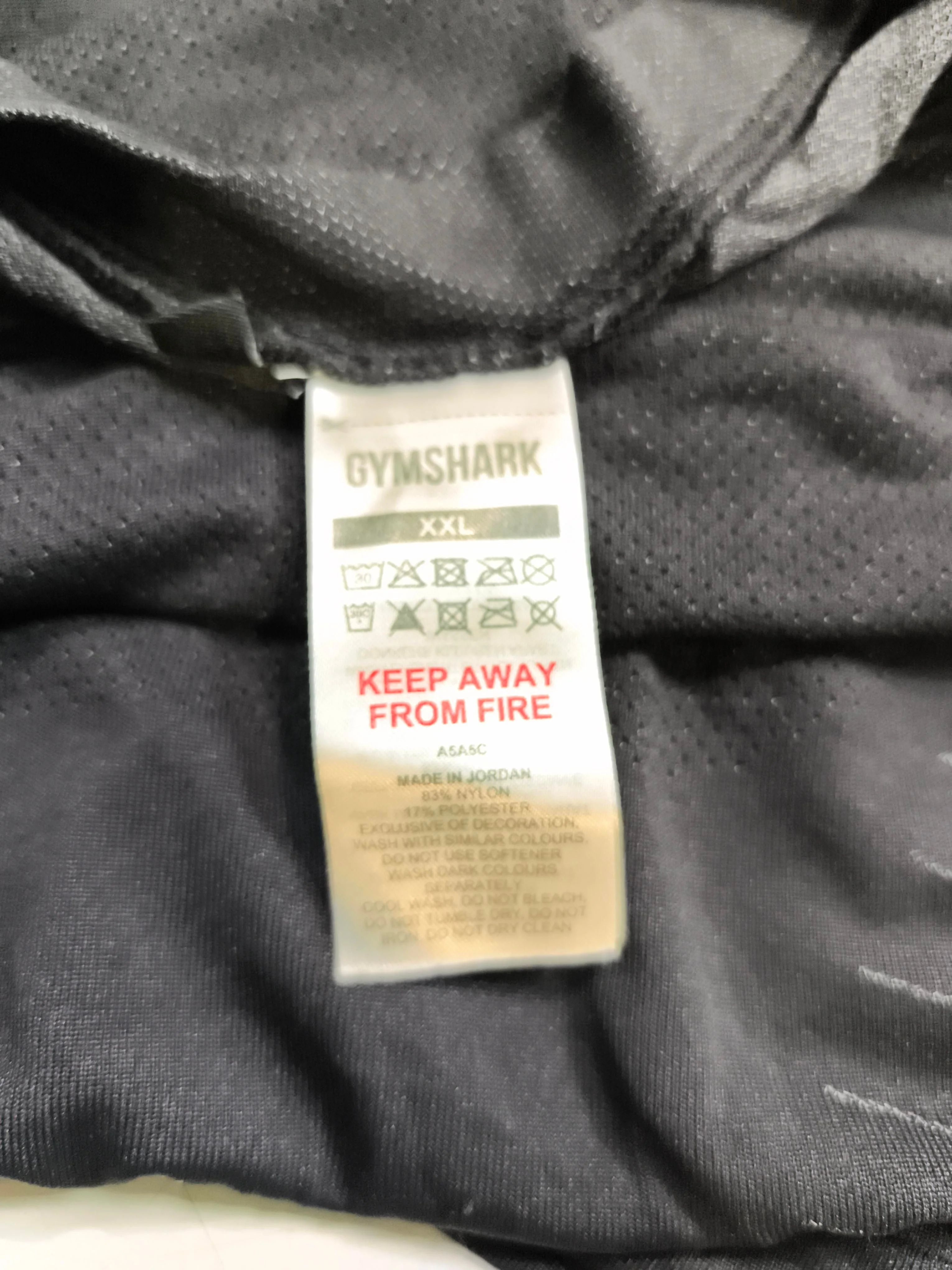 Gymshark Men's T-Shirt XXL Black Nylon with Polyester Basic - Image 6