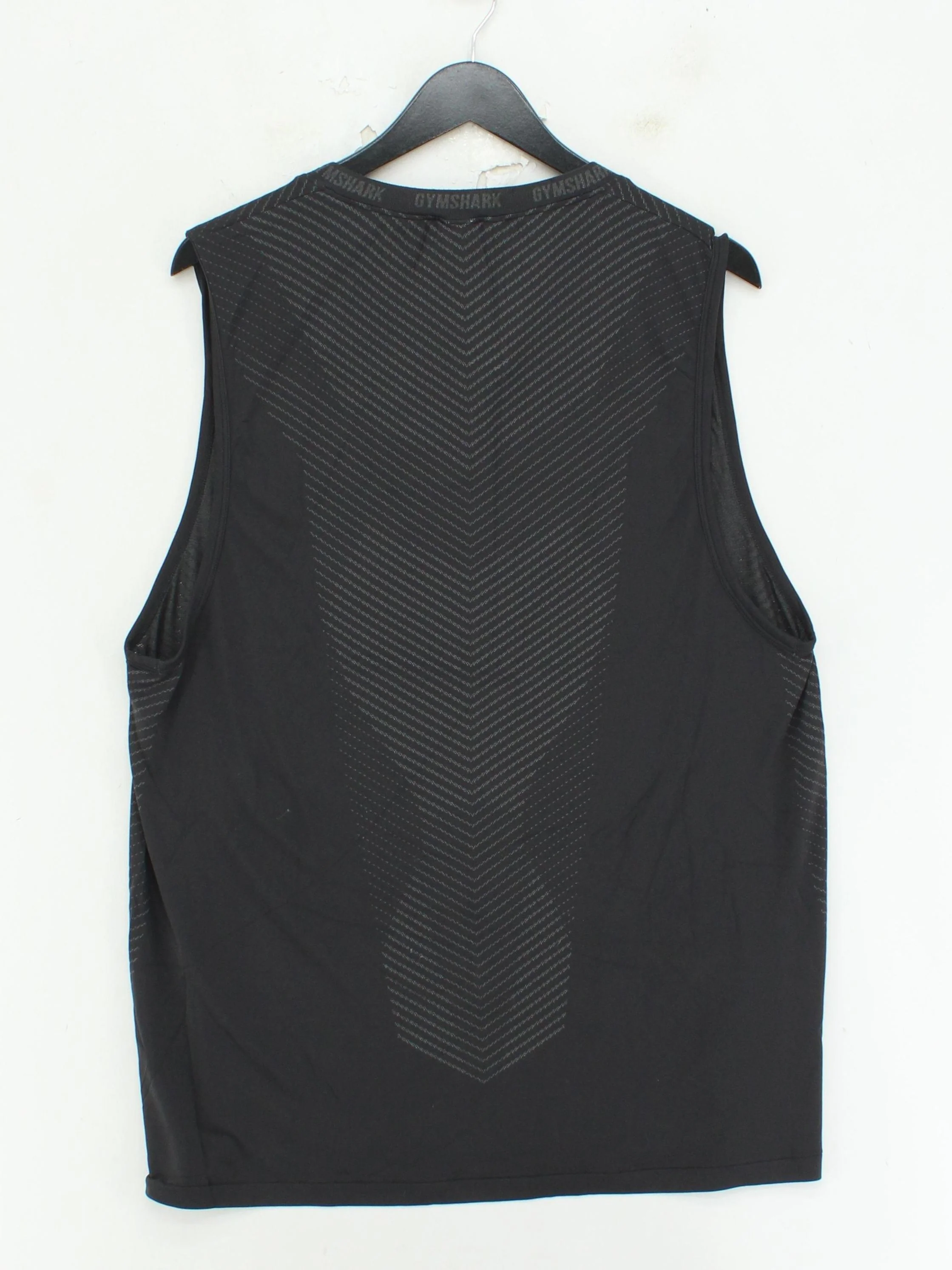 Gymshark Men's T-Shirt XXL Black Polyester with Elastane Basic - Image 2