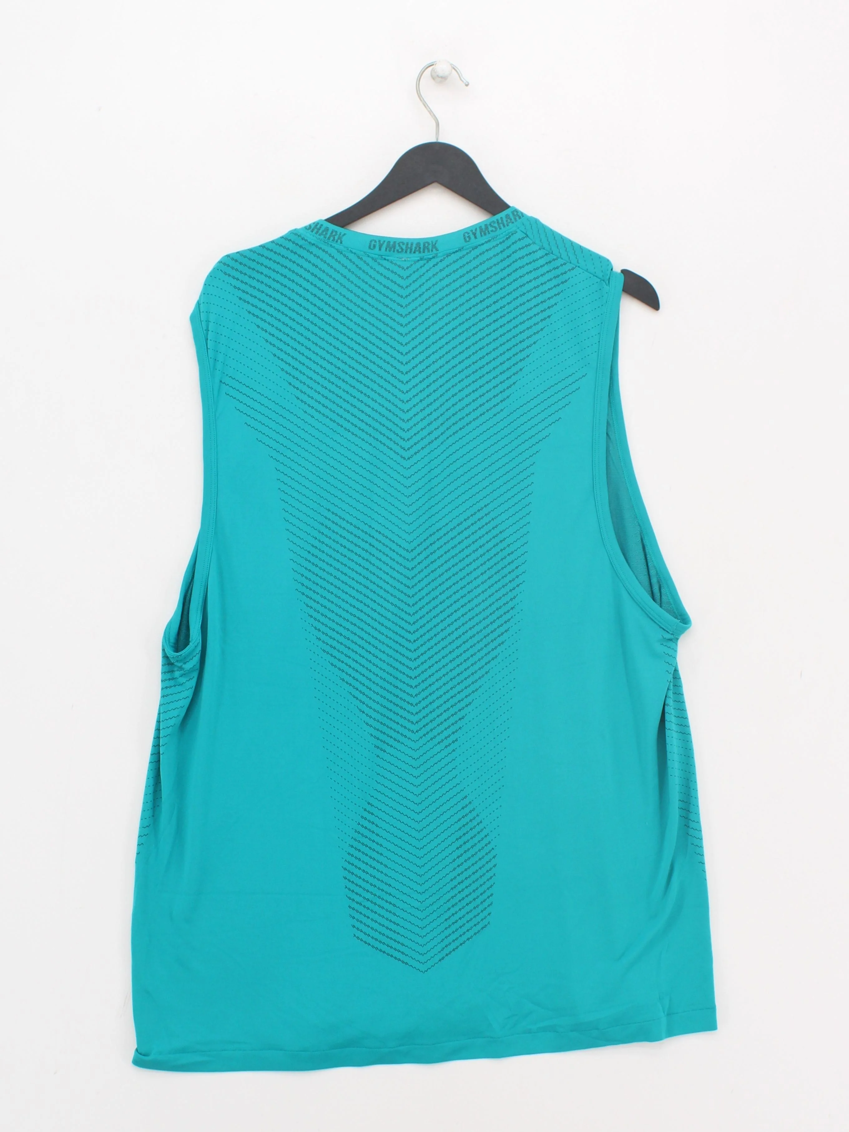 Gymshark Men's T-Shirt XXL Green Nylon with Polyester Basic - Image 2