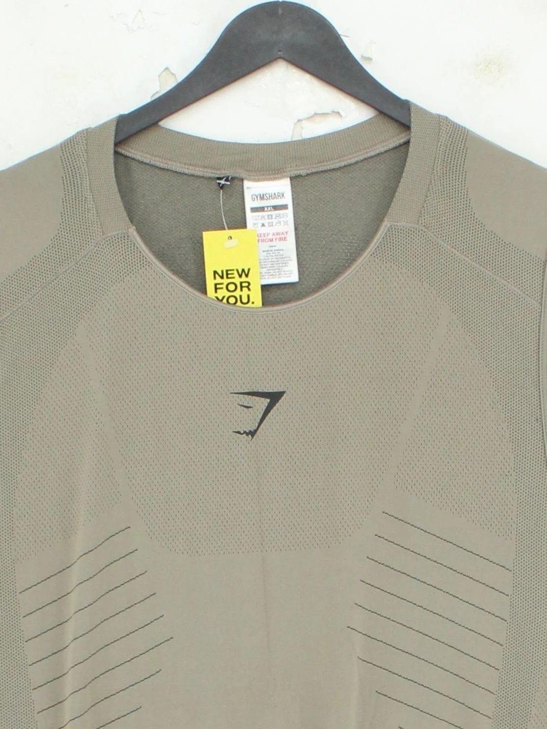 Gymshark Men's T-Shirt XXL Grey Nylon with Polyester Sleeveless Round Neck Basic - Image 3