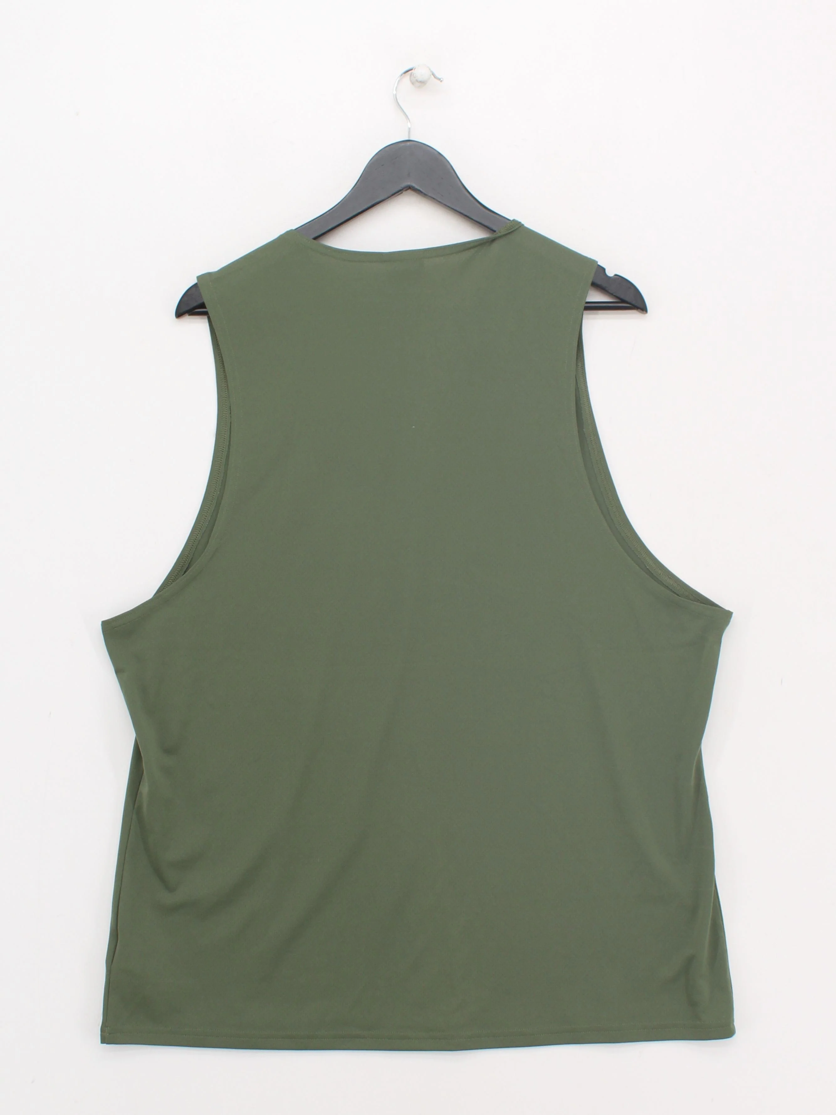 Gymshark Men's T-Shirt XXXL Green 100% Polyester Sleeveless Round Neck Basic - Image 2