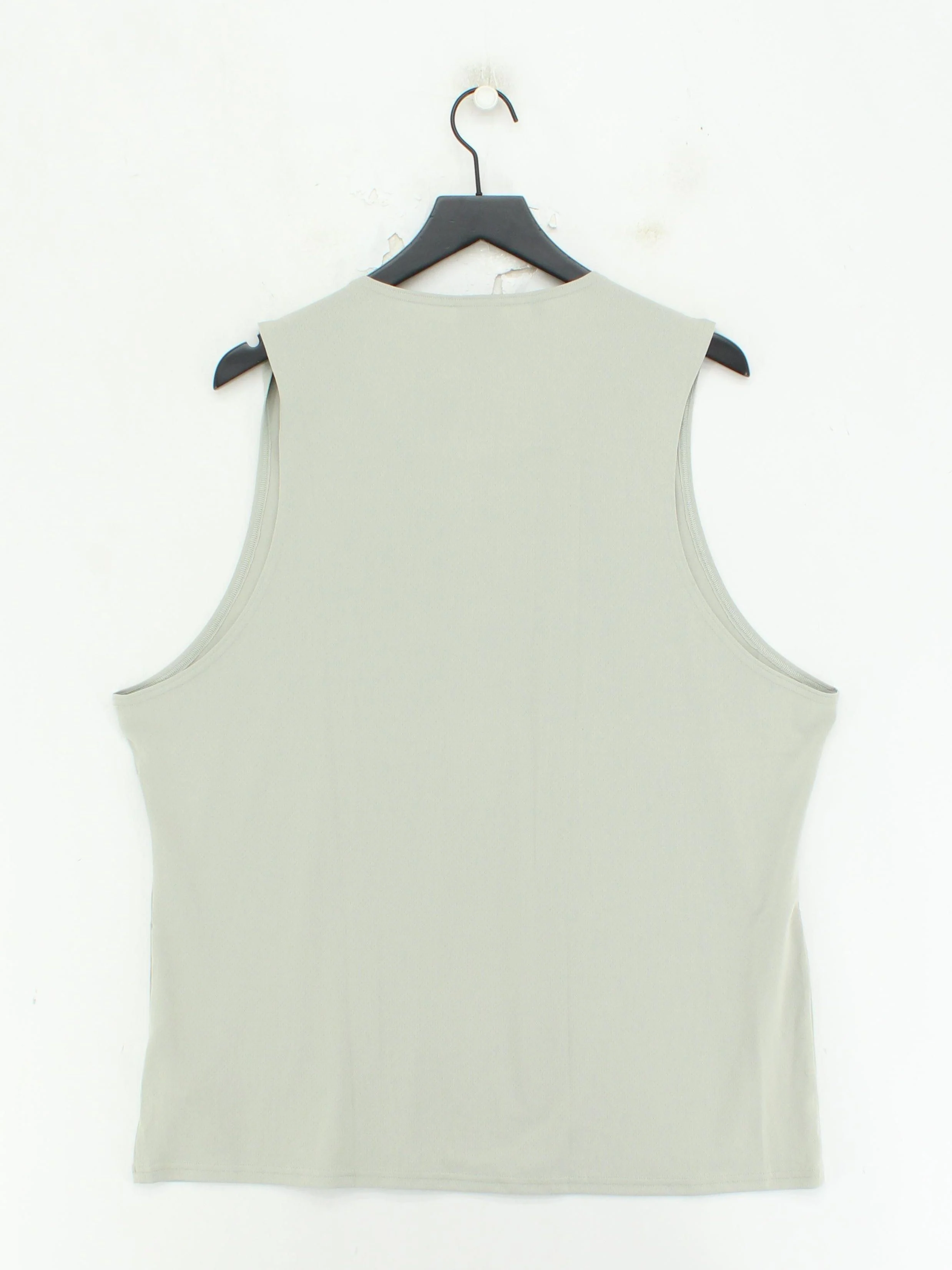 Gymshark Men's T-Shirt XXXL Grey 100% Polyester Sleeveless Round Neck Basic - Image 2