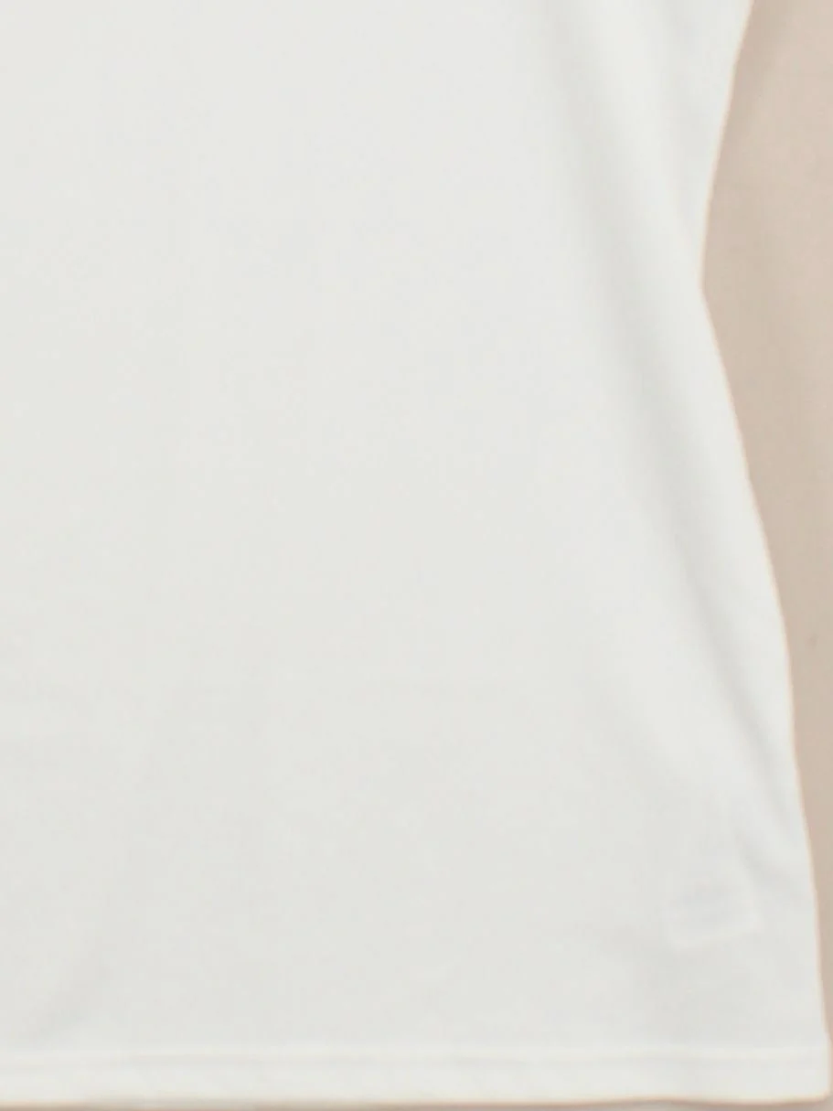 Gymshark Men's T-Shirt XXXL White 100% Polyester Sleeveless Round Neck Basic - Image 4